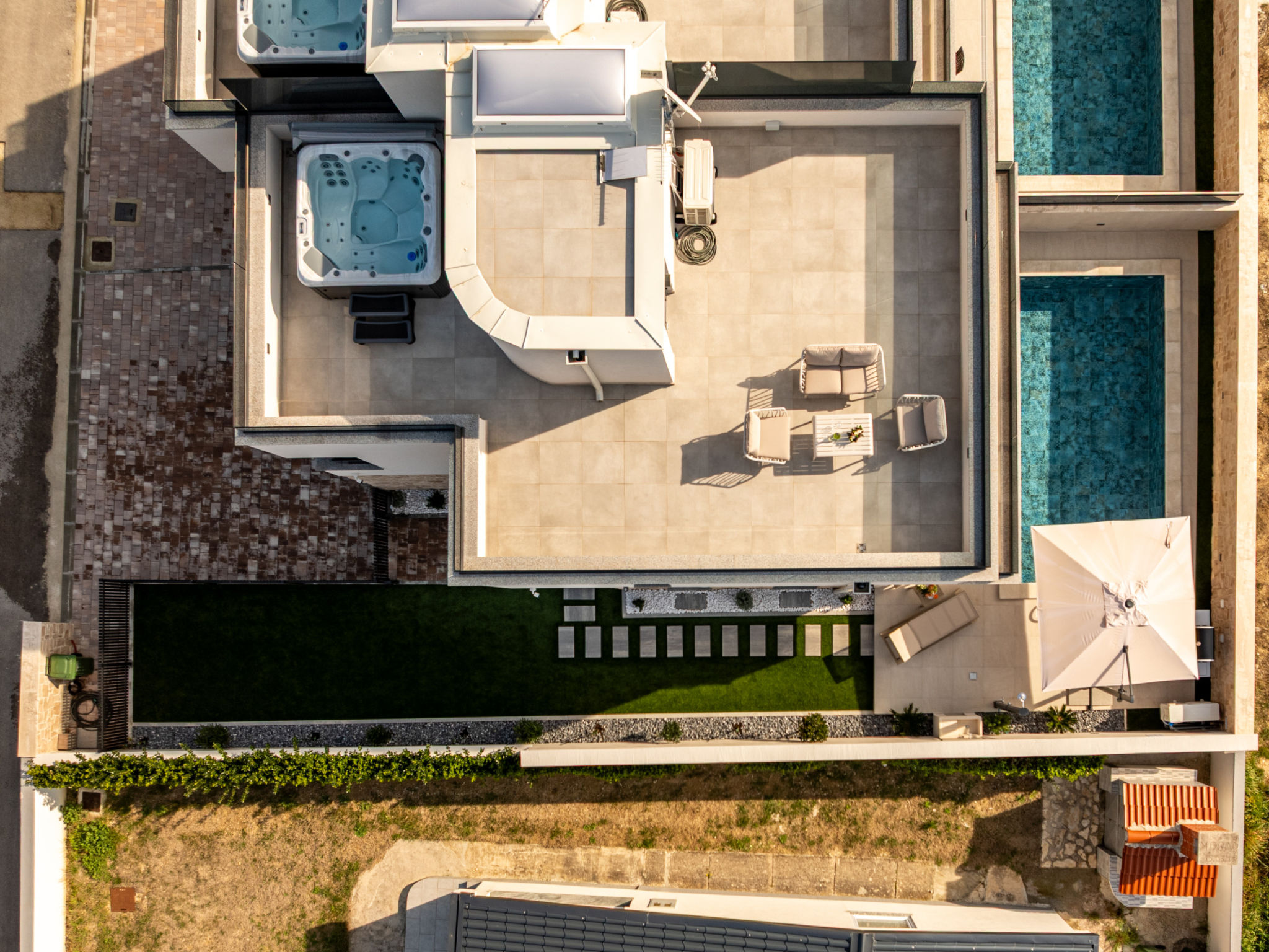 Seaview Villa Mar with pool, jacuzzi and sauna - Buiten