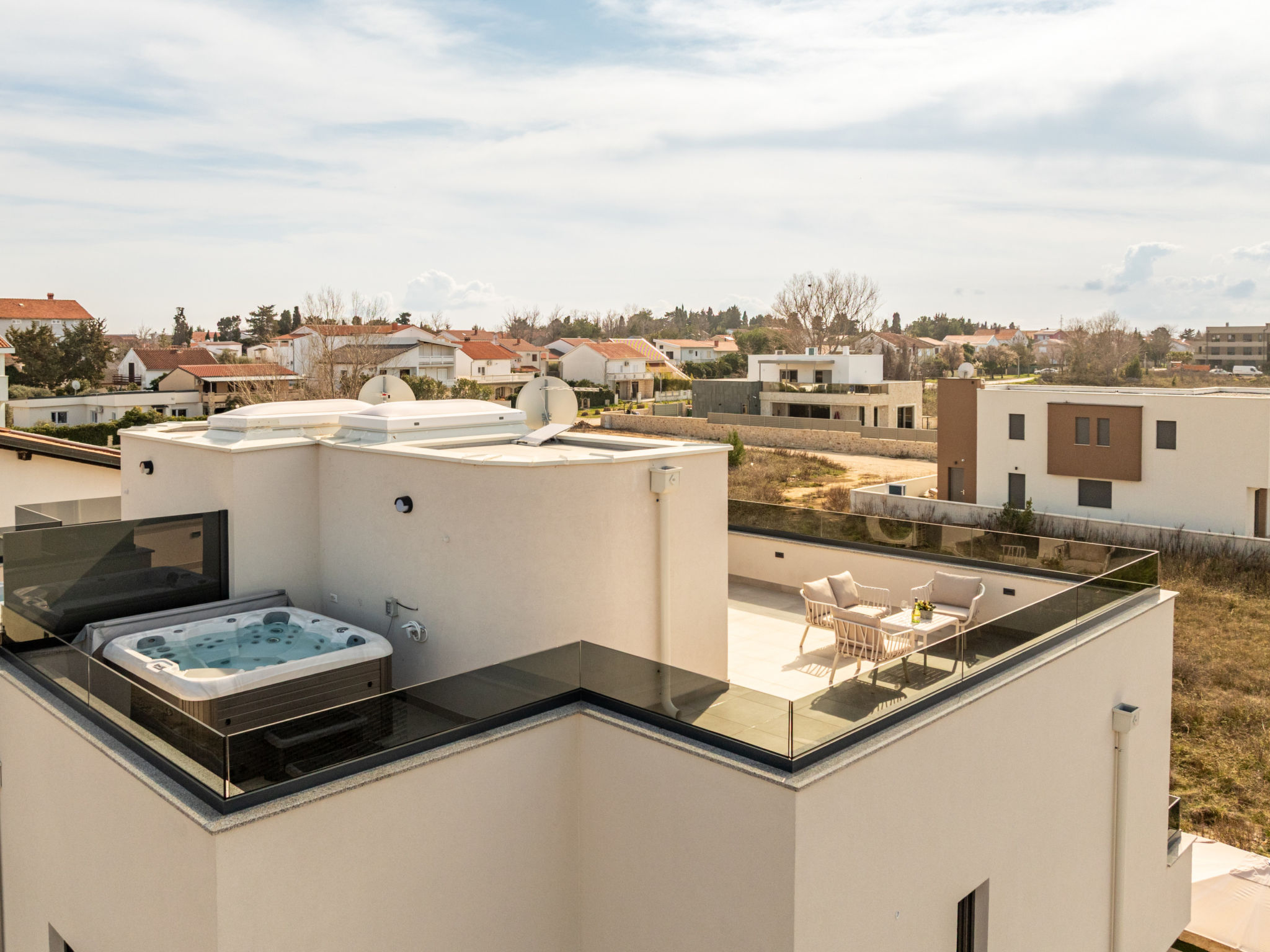 Seaview Villa Mar with pool, jacuzzi and sauna - Buiten