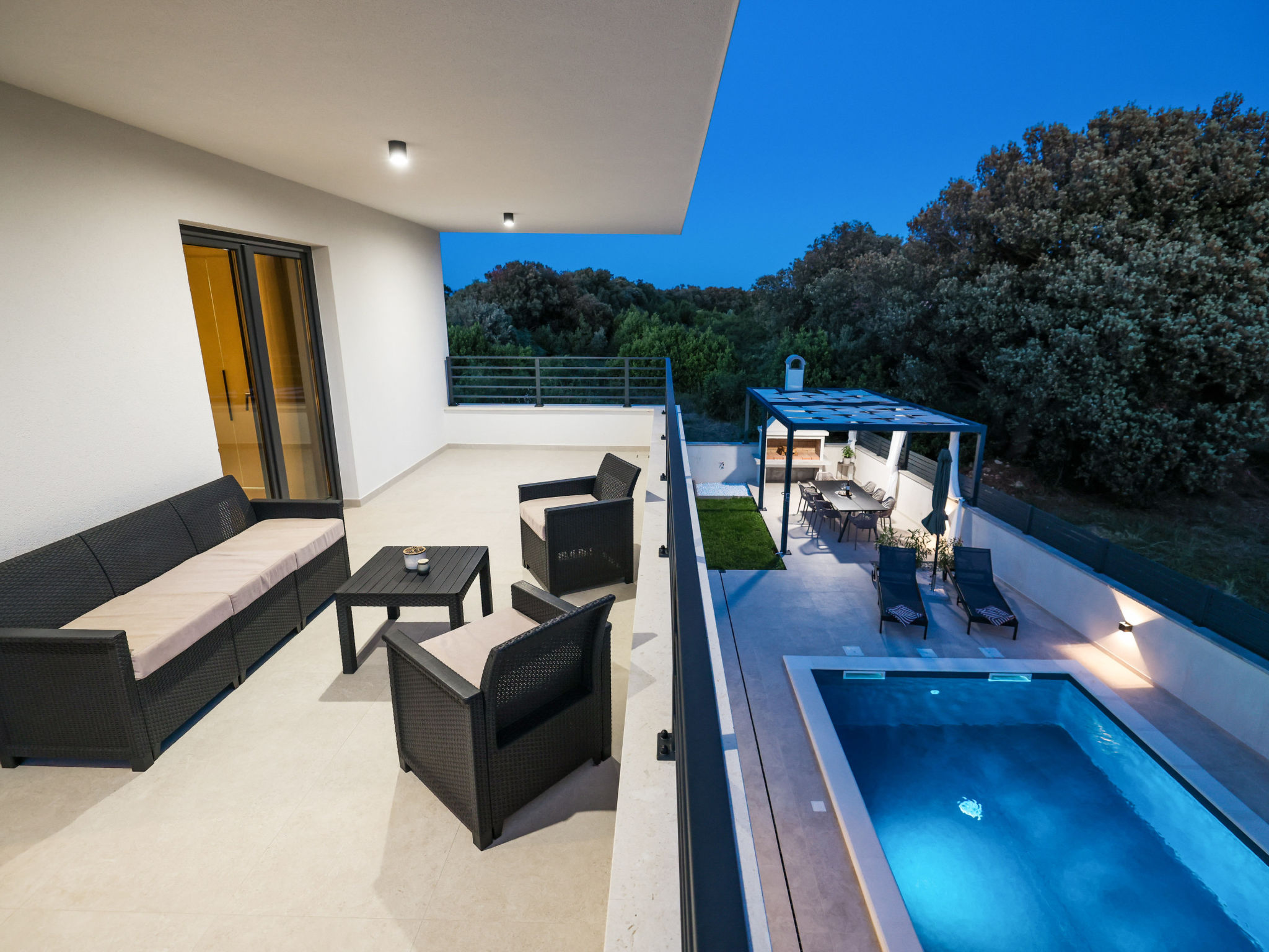 Villa Arboria with heated pool