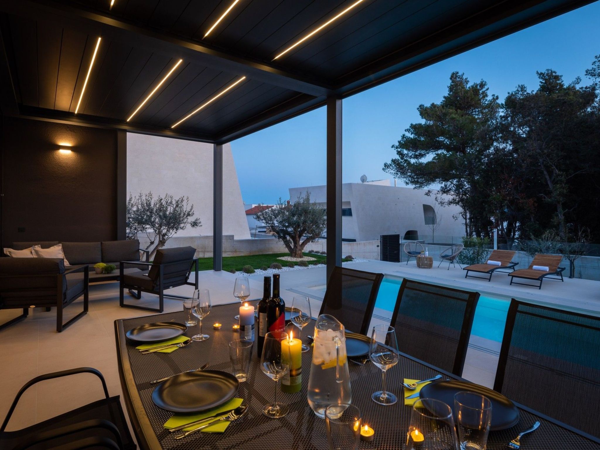 Villa Acacia für 9 Personen und 1 Kind-Dedans