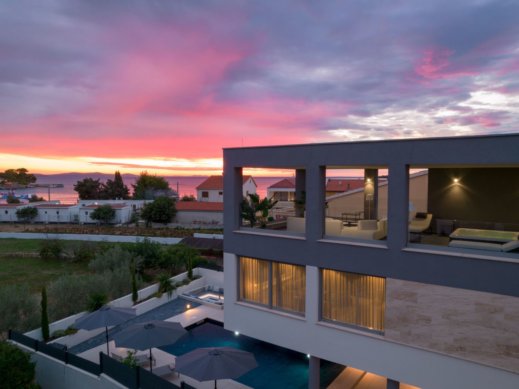 Villa La Tina in Petrcane, Dalmatien-Binnen