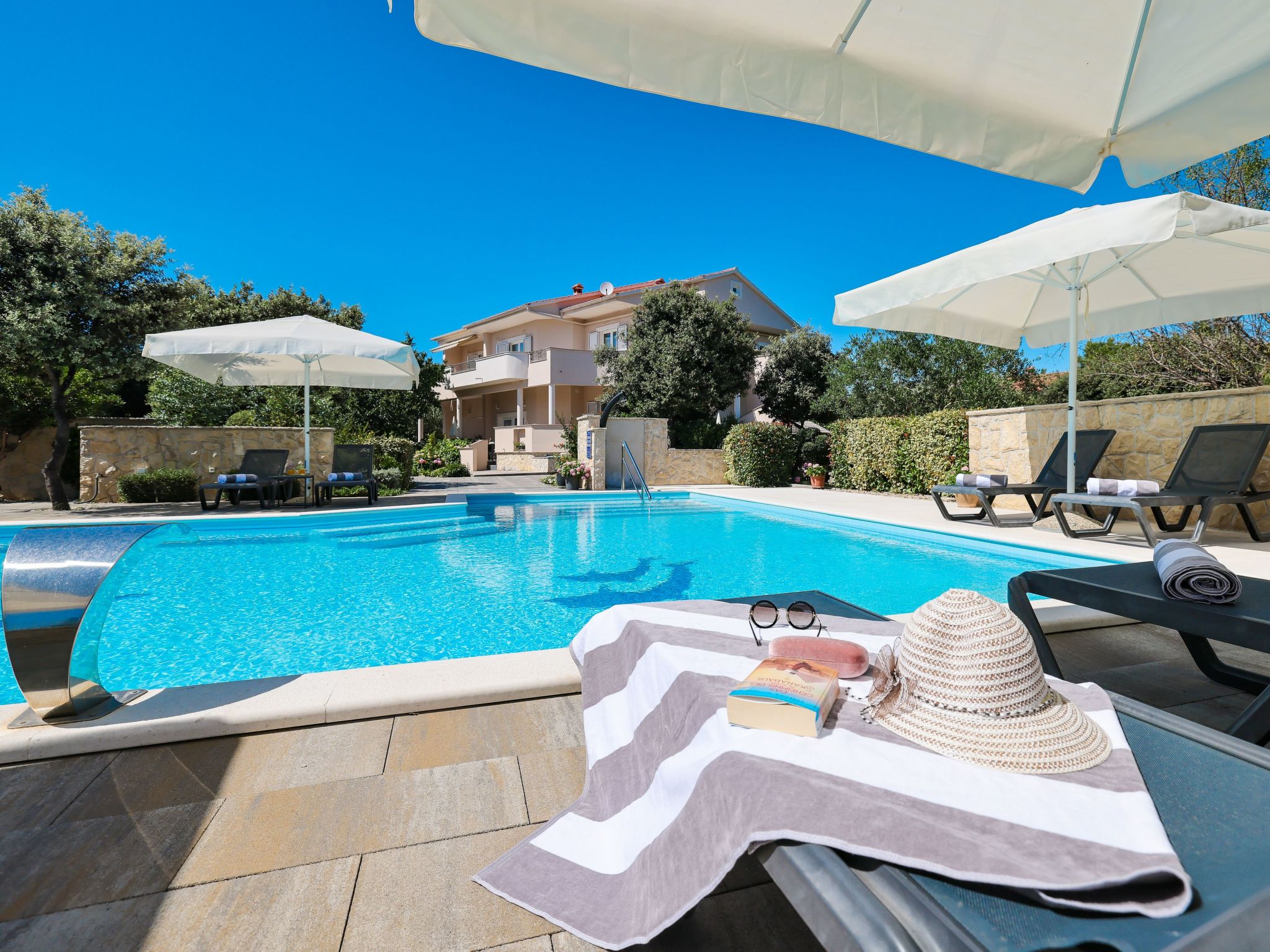 Vakantiehuis met zwembad in Petrcane (Kroatië) voor 5 personen