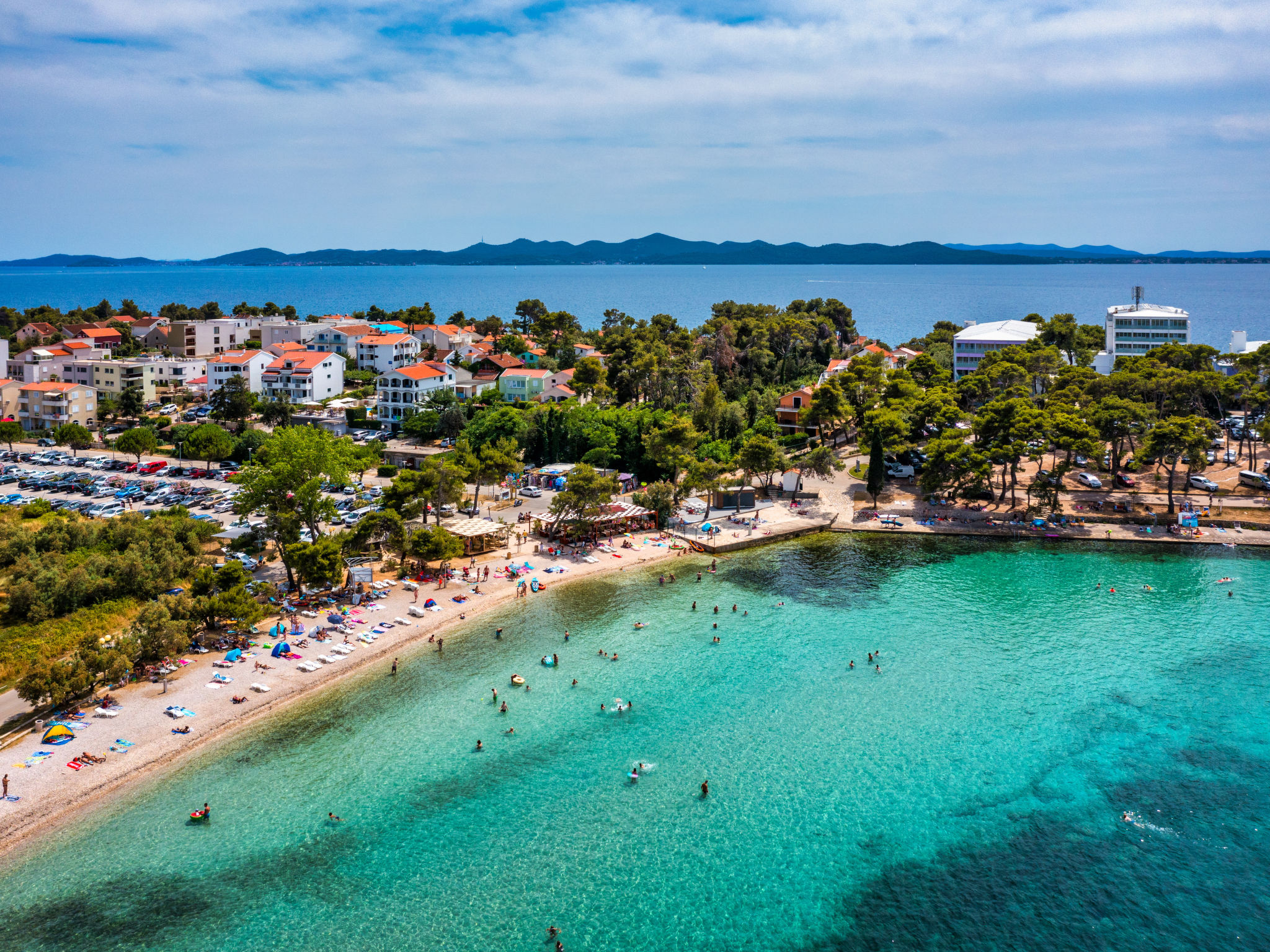 Traumhafte Villa Punta Skala mit 2 Terrassen-Omgeving