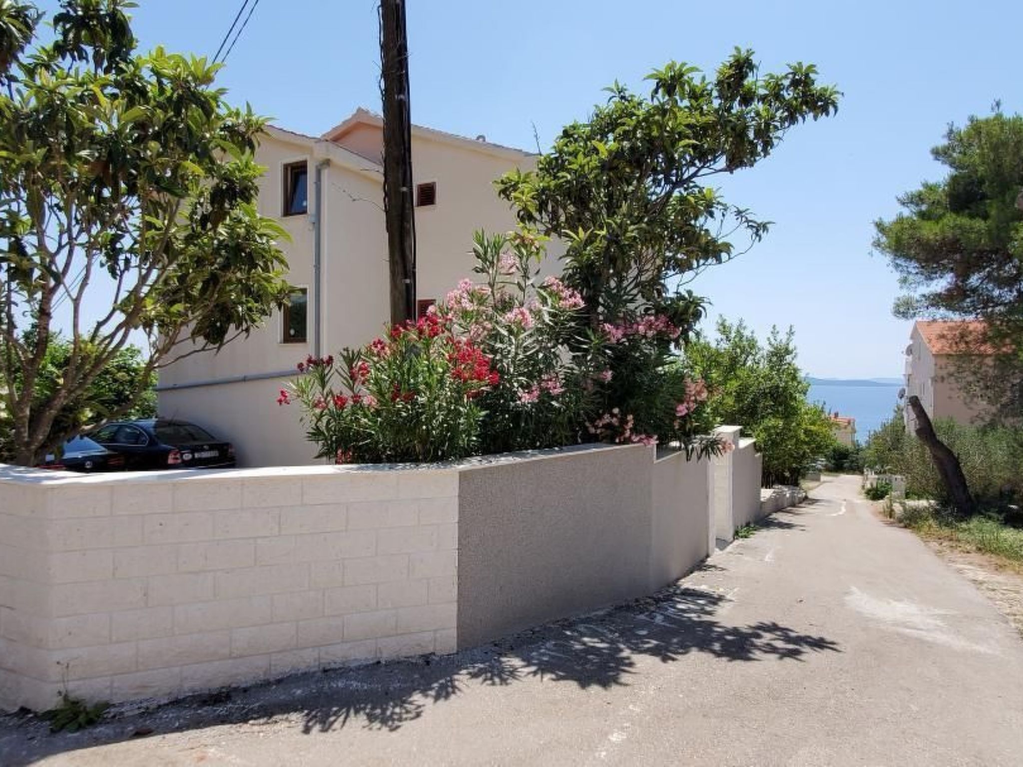 Appartement in Kožino mit Garten, Terrasse und Grill-Binnen