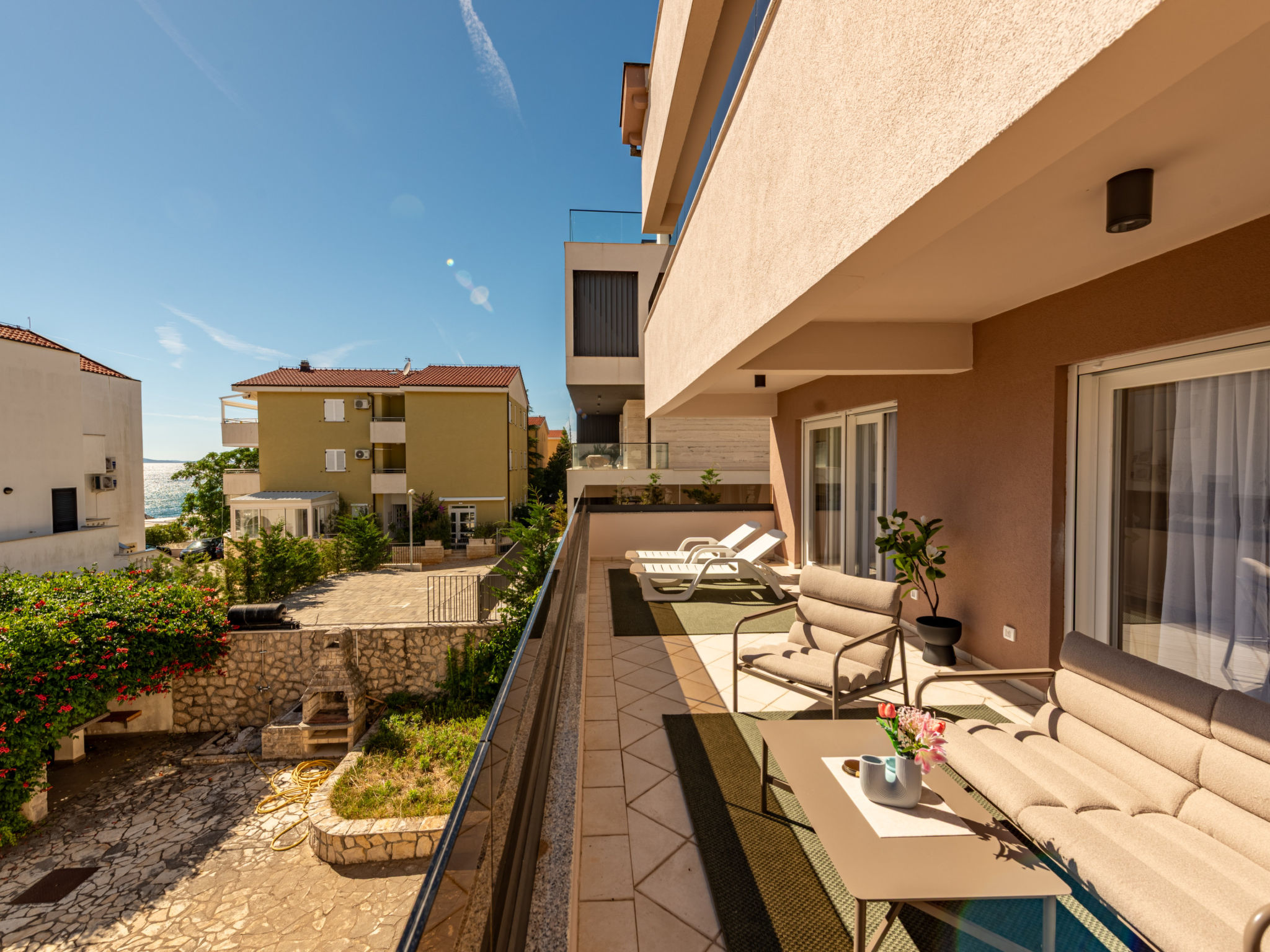 Seaview apartment Casa Almaris A1 - Buiten