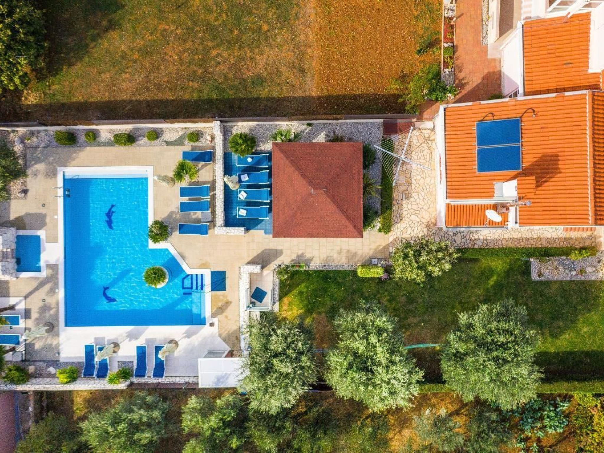 Villa Dalmatina mit Pool  für 4+1 Personen-Binnen