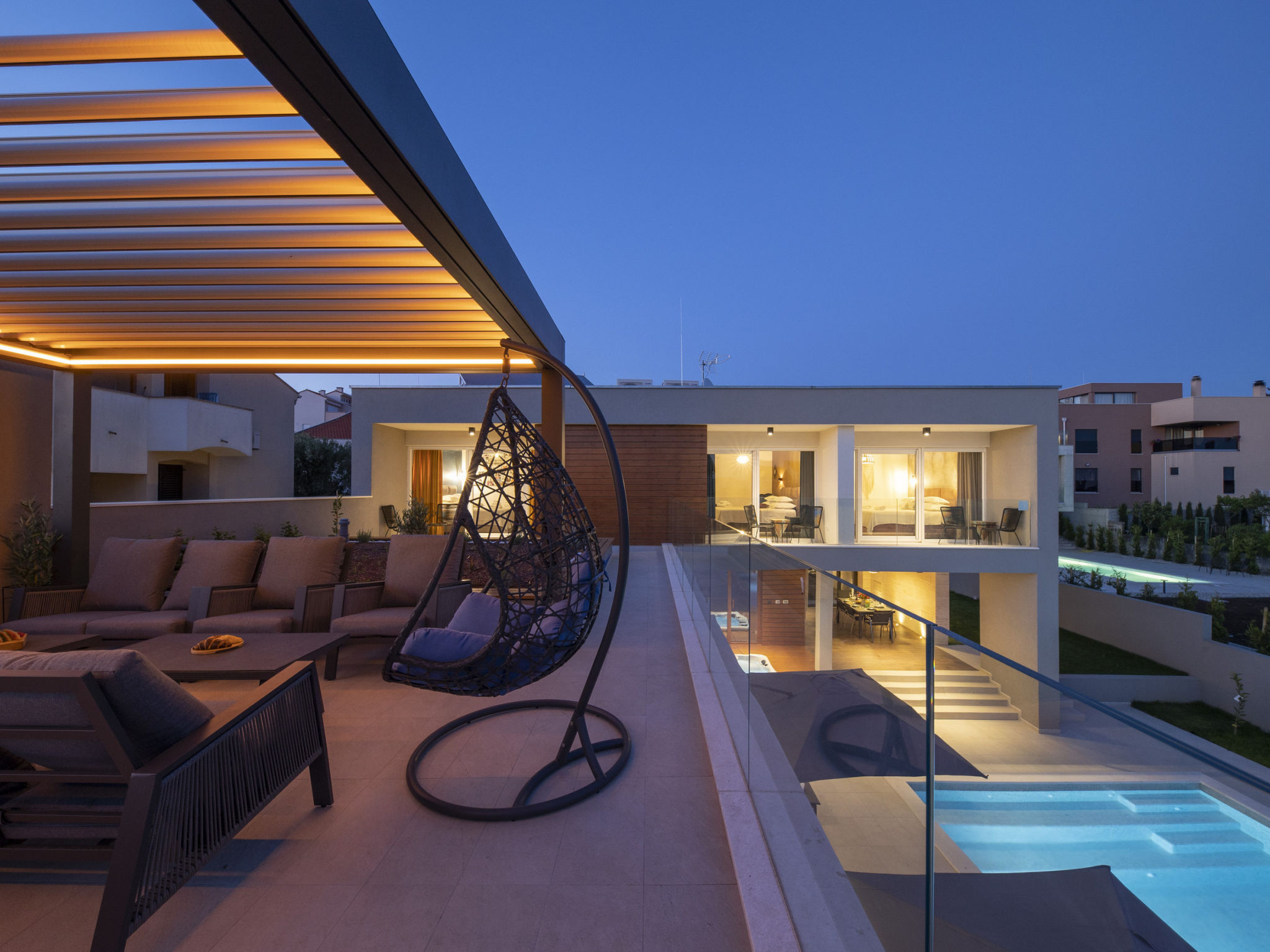 Luxury villa Mary Lou with pool and spa area — Terrace (3 of 68)