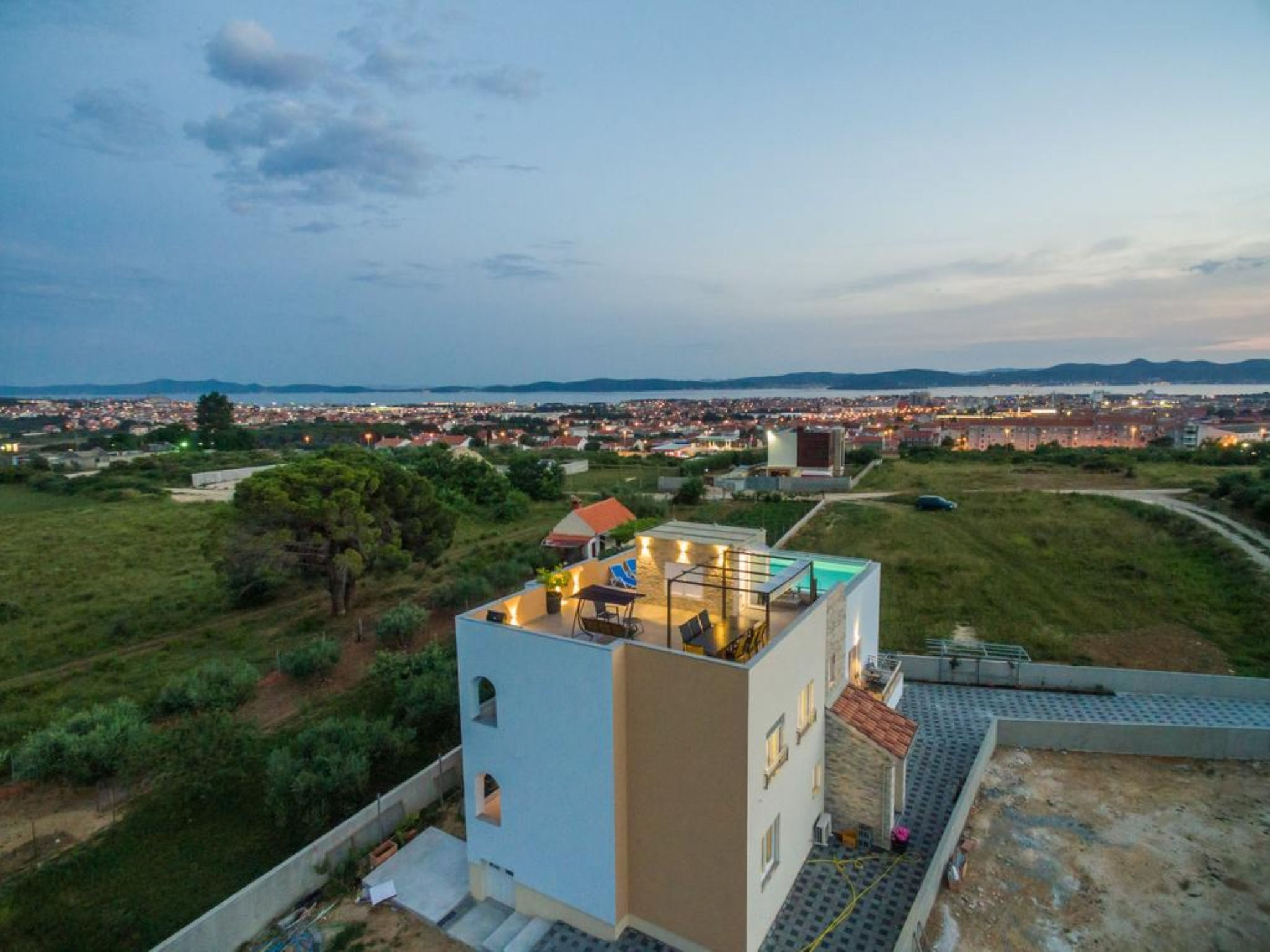 Villa Panorama with rooftop pool