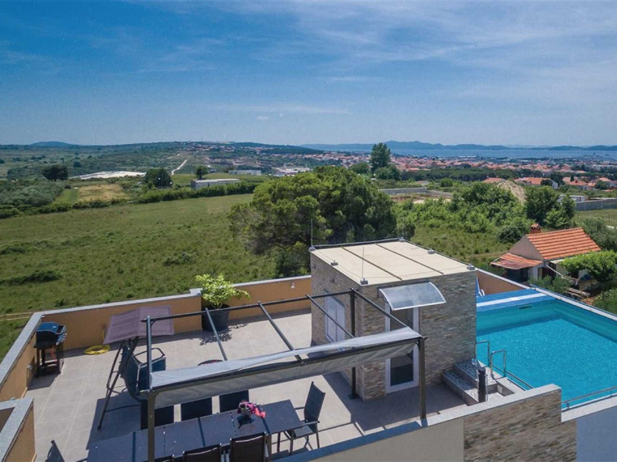 Villa Panorama with rooftop pool