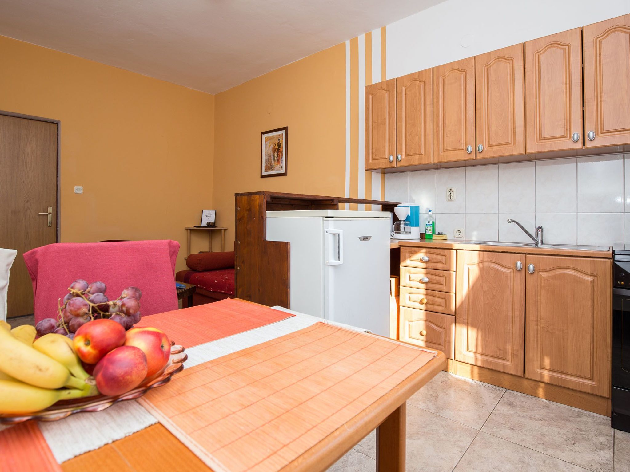 Ruhiges Appartement mit Terrasse in Strandnähe