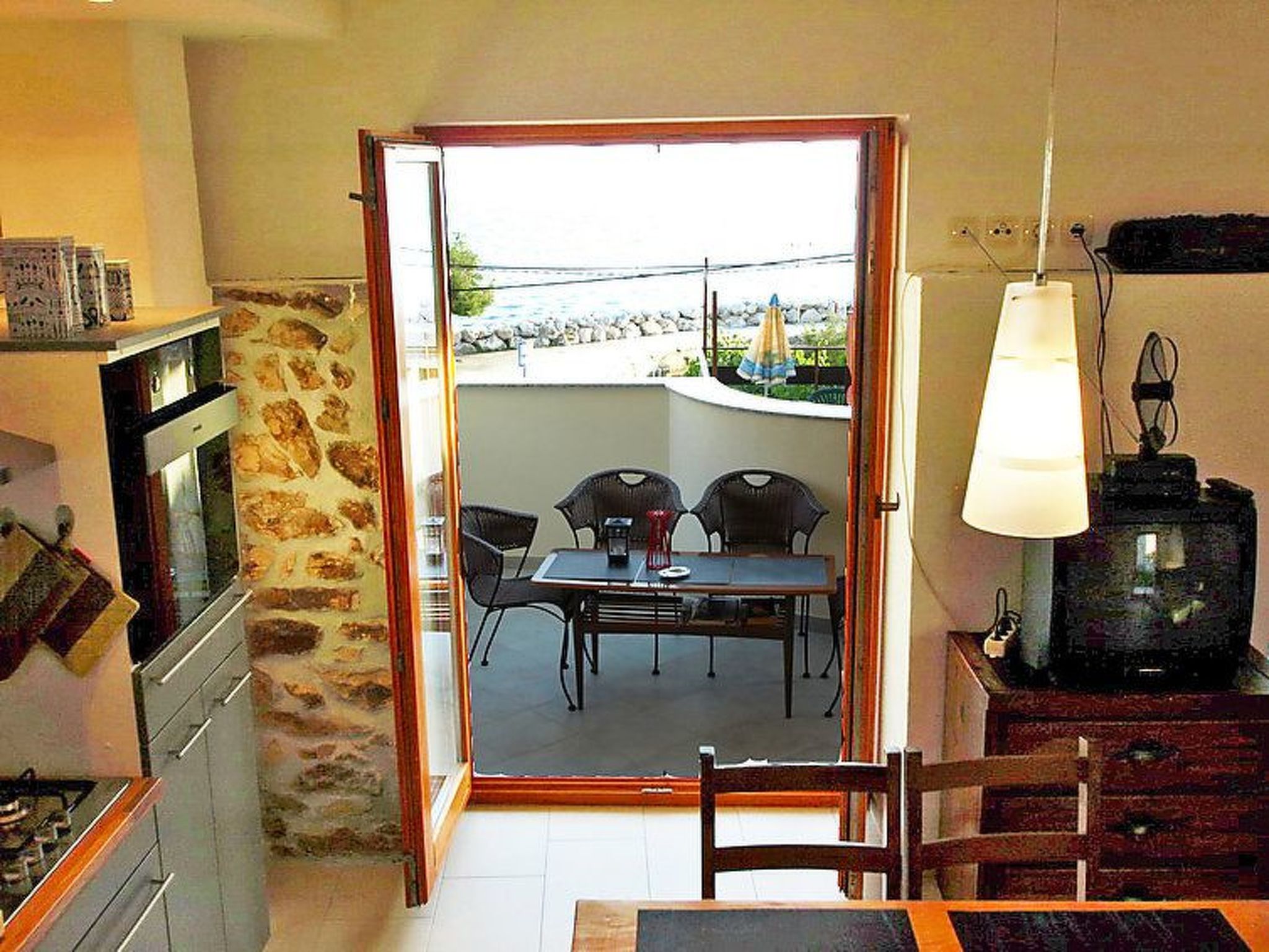 Große Ferienwohnung in Zadar mit Privatem Balkon-Binnen