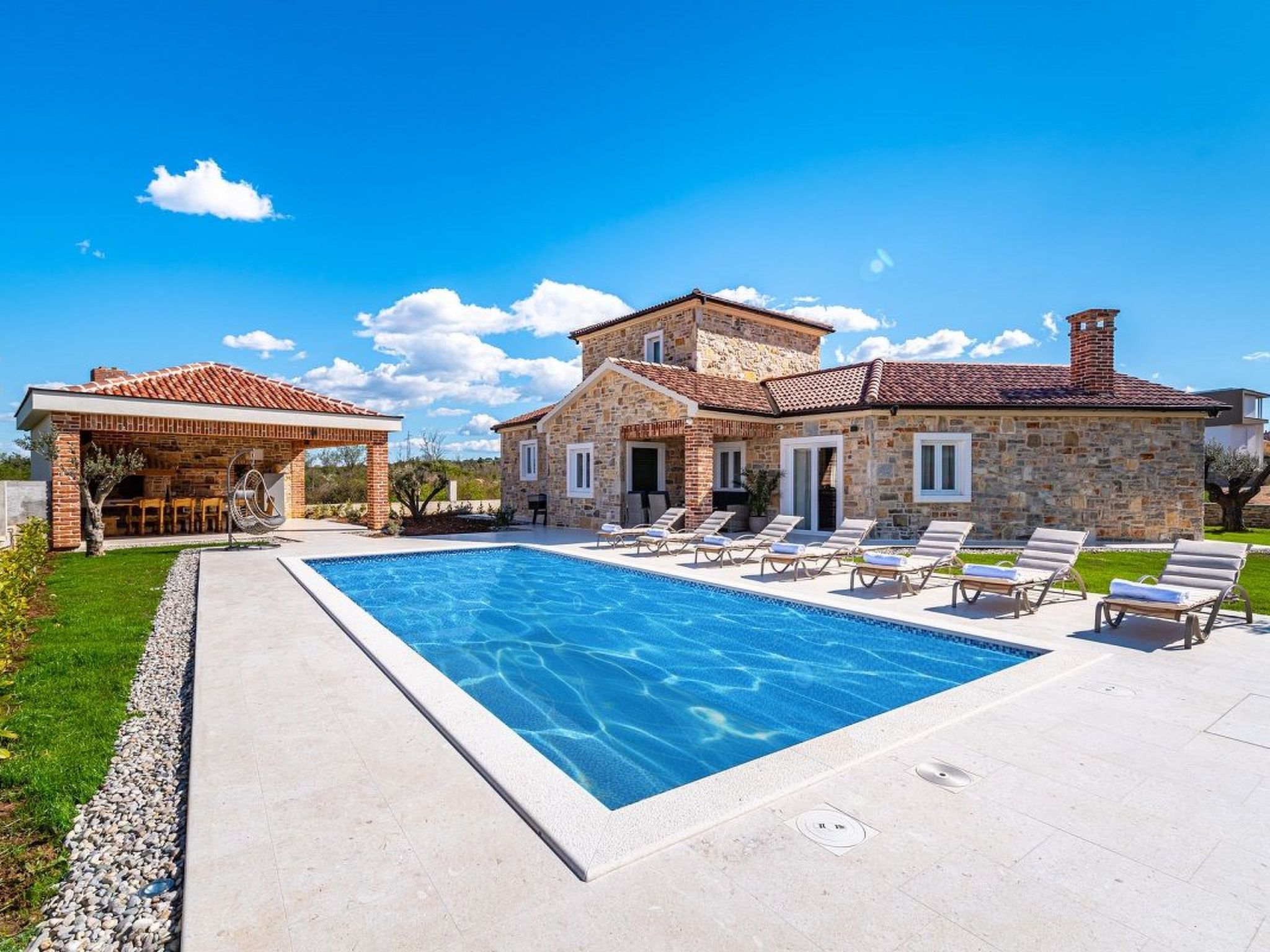 Dalmatinische Villa "Bocagnazzo" mit Pool