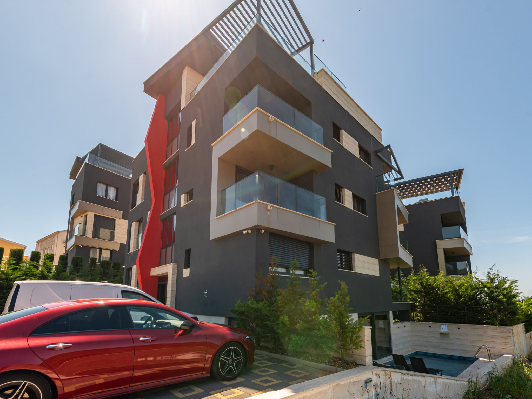 Luxury Apartment Infinity Blue A1 - Buiten