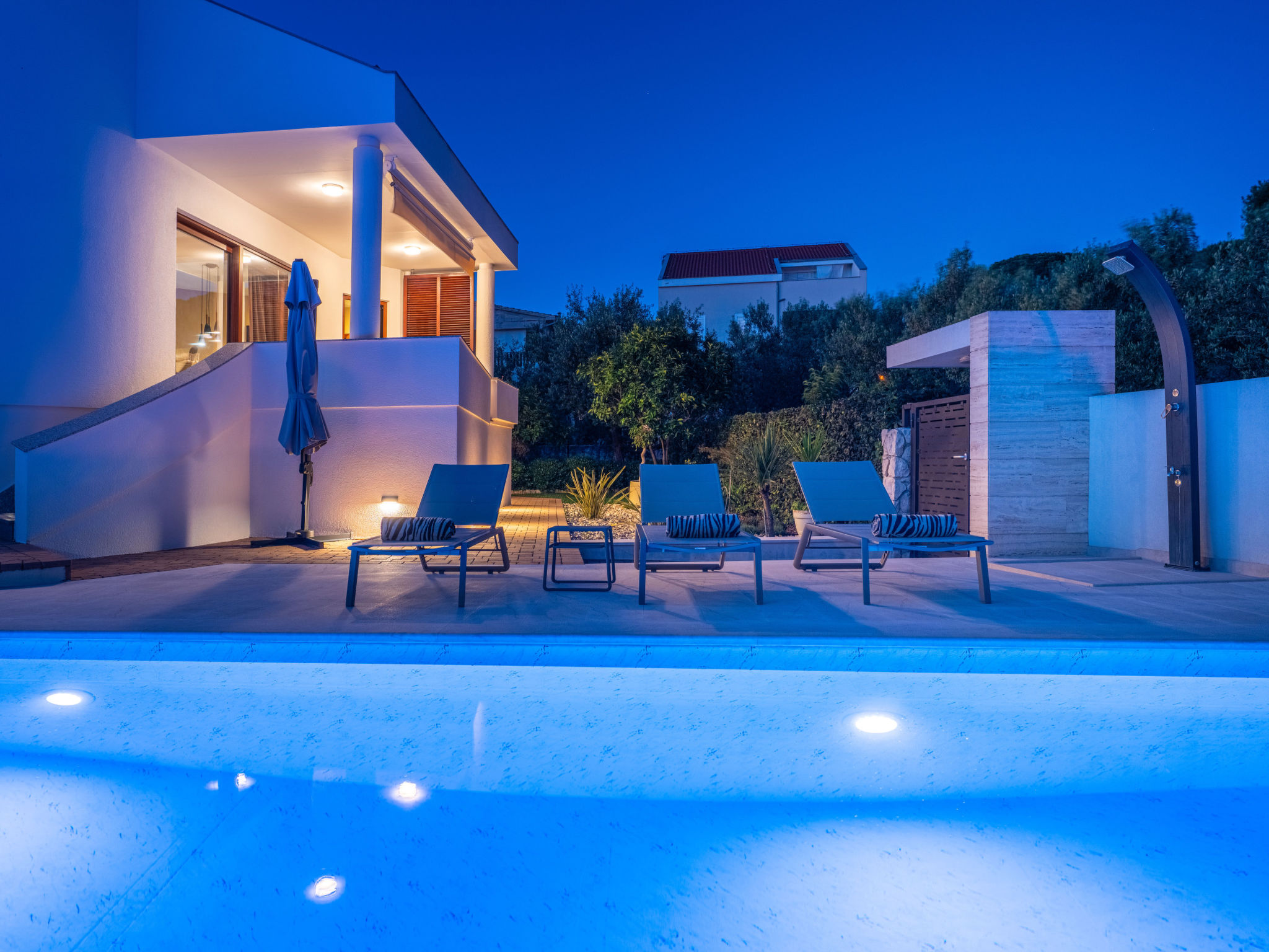 Seaview Villa Tia with pool - Binnen