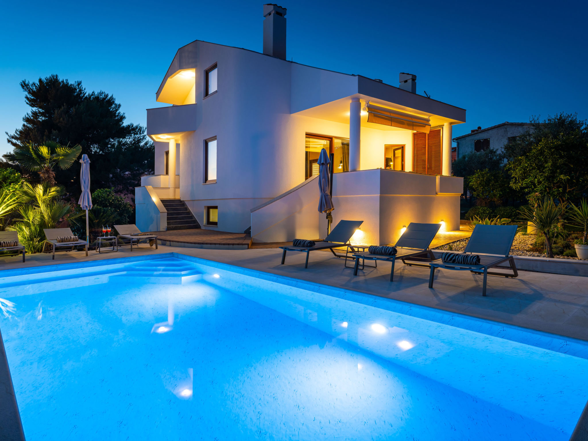 Seaview Villa Tia with pool - Binnen