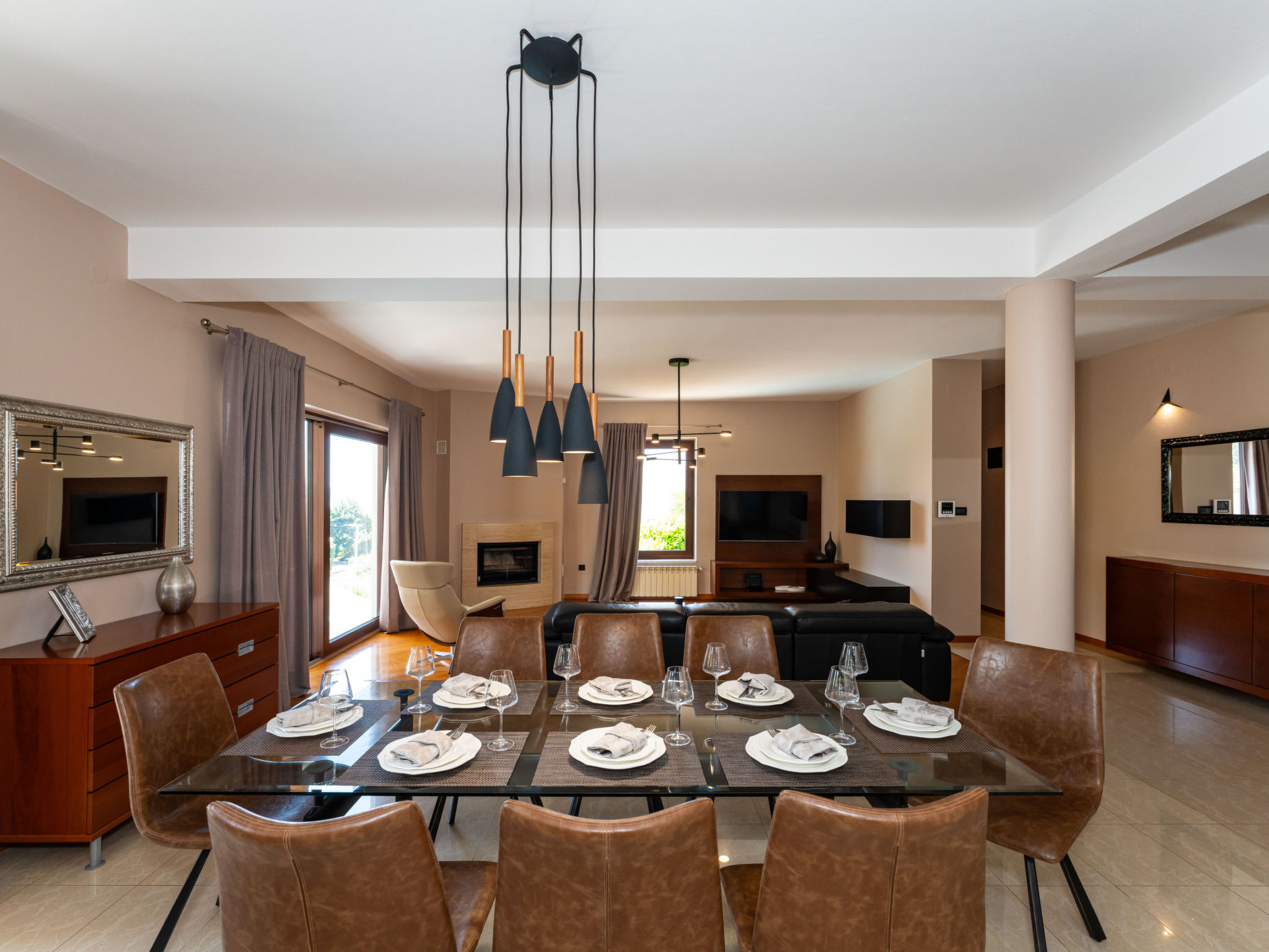 Seaview Villa Tia with pool - Binnen