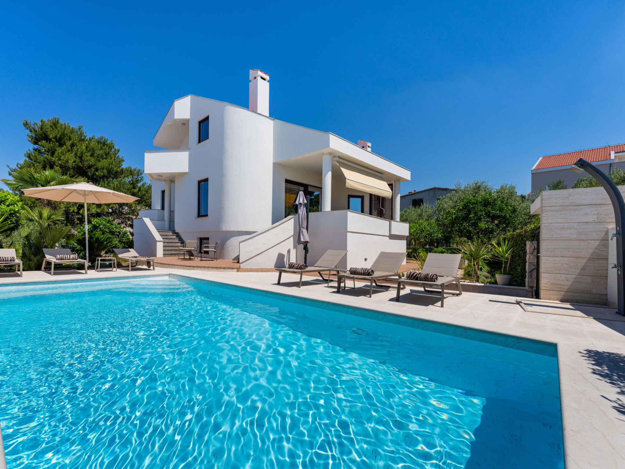 Seaview Villa Tia with pool - Binnen