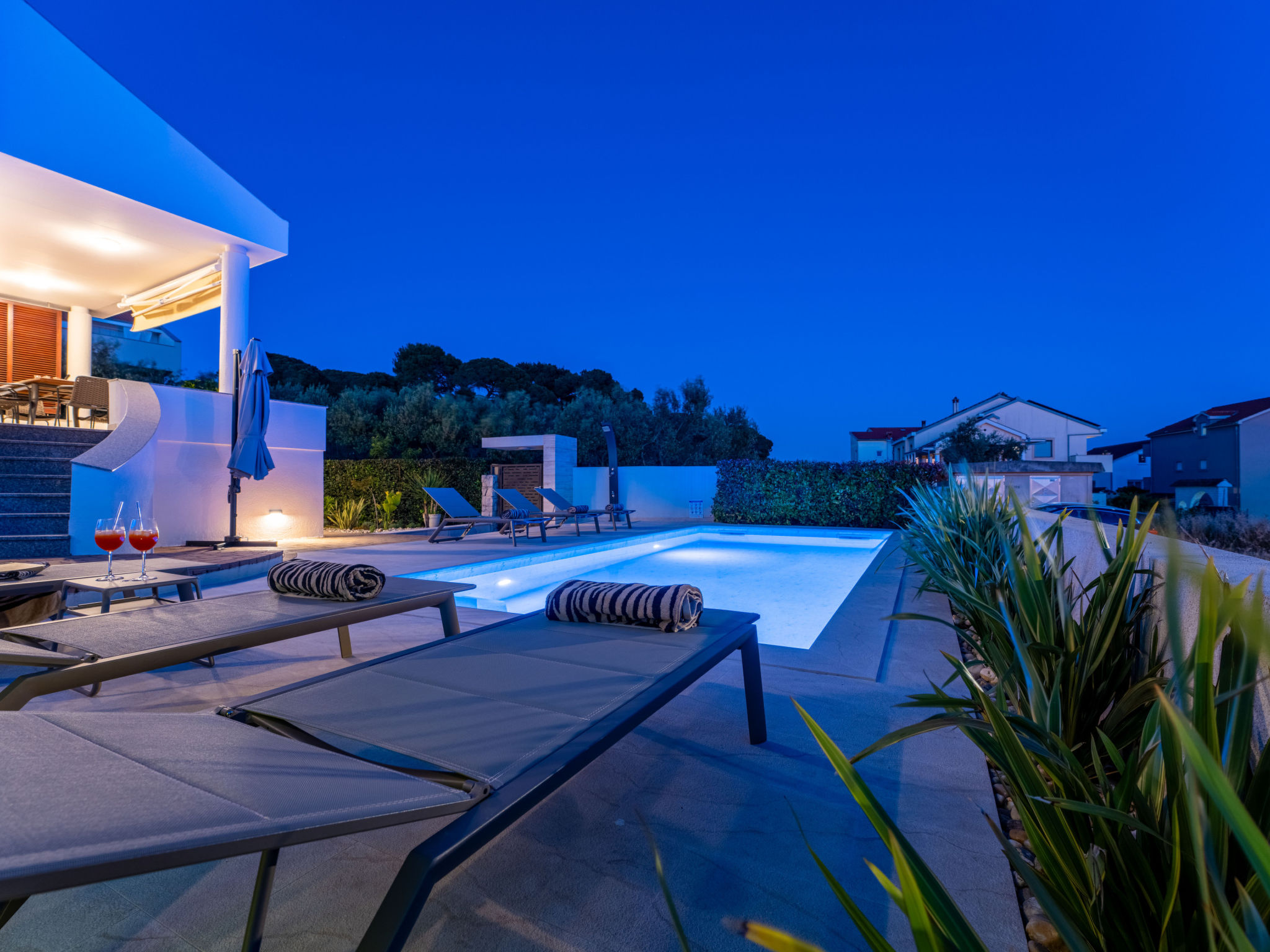 Seaview Villa Tia with pool - Binnen