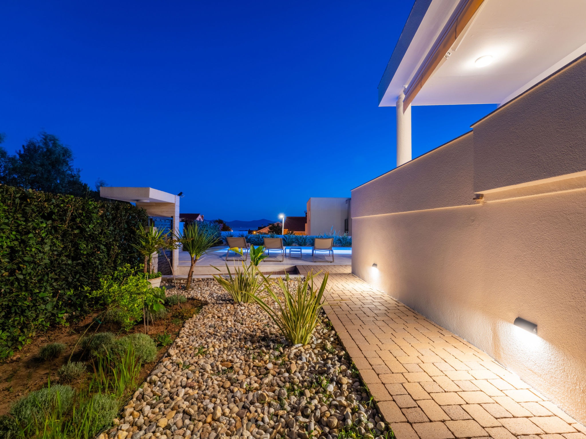 Seaview Villa Tia with pool - Buiten
