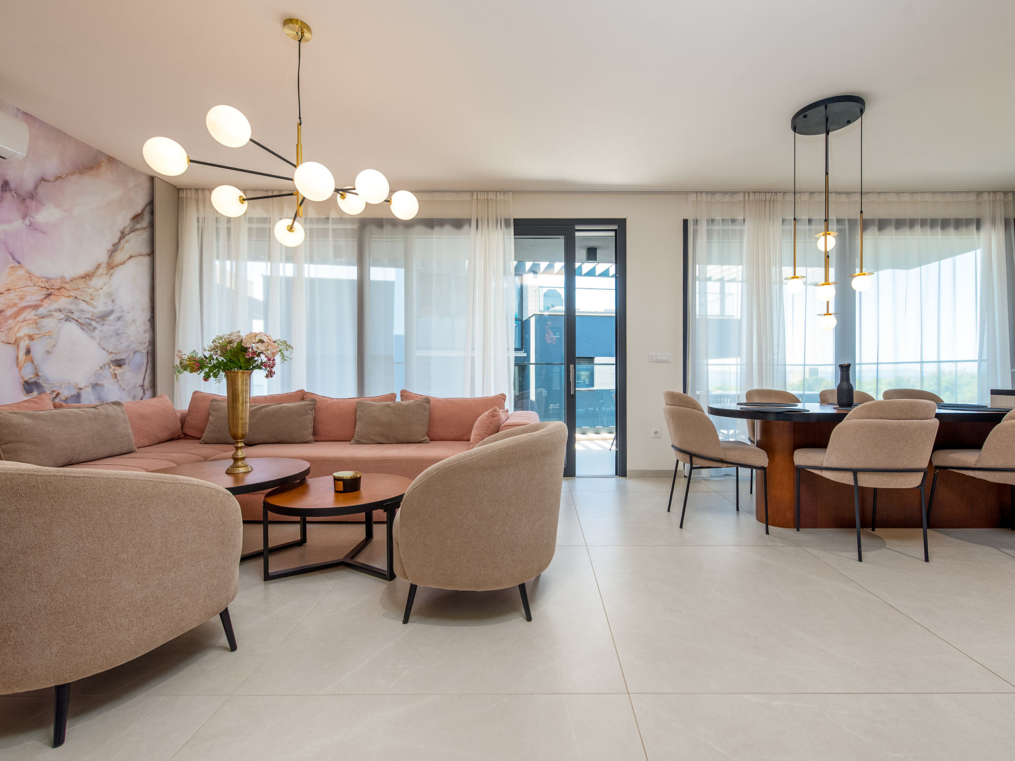 Luxury Apartment Infinity Blue A4 Penthouse - Binnen