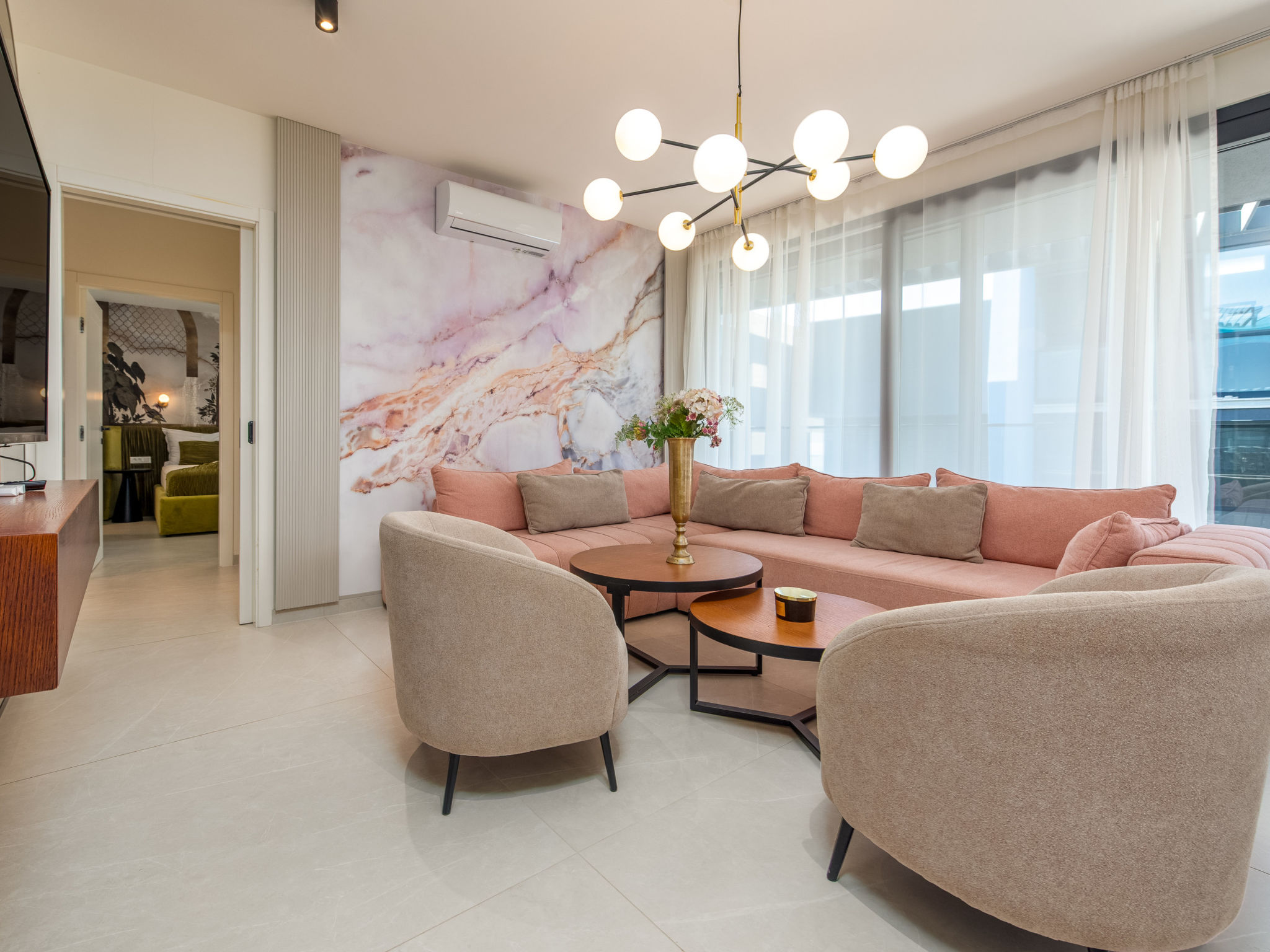 Luxury Apartment Infinity Blue A4 Penthouse - Binnen