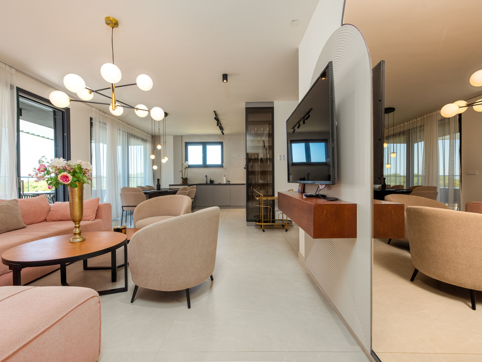 Luxury Apartment Infinity Blue A4 Penthouse - Binnen