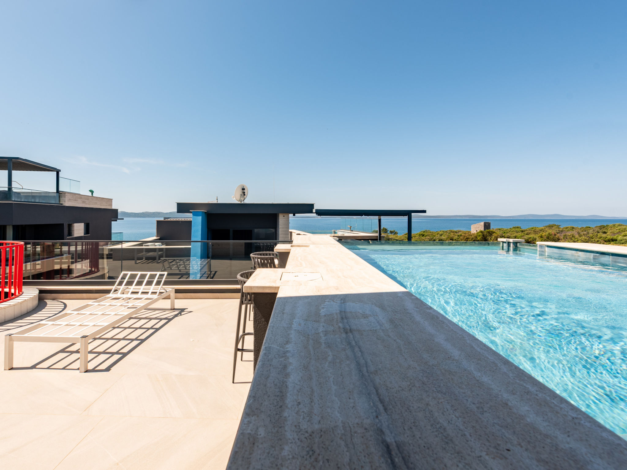 Luxury Apartment Infinity Blue A4 Penthouse - Buiten
