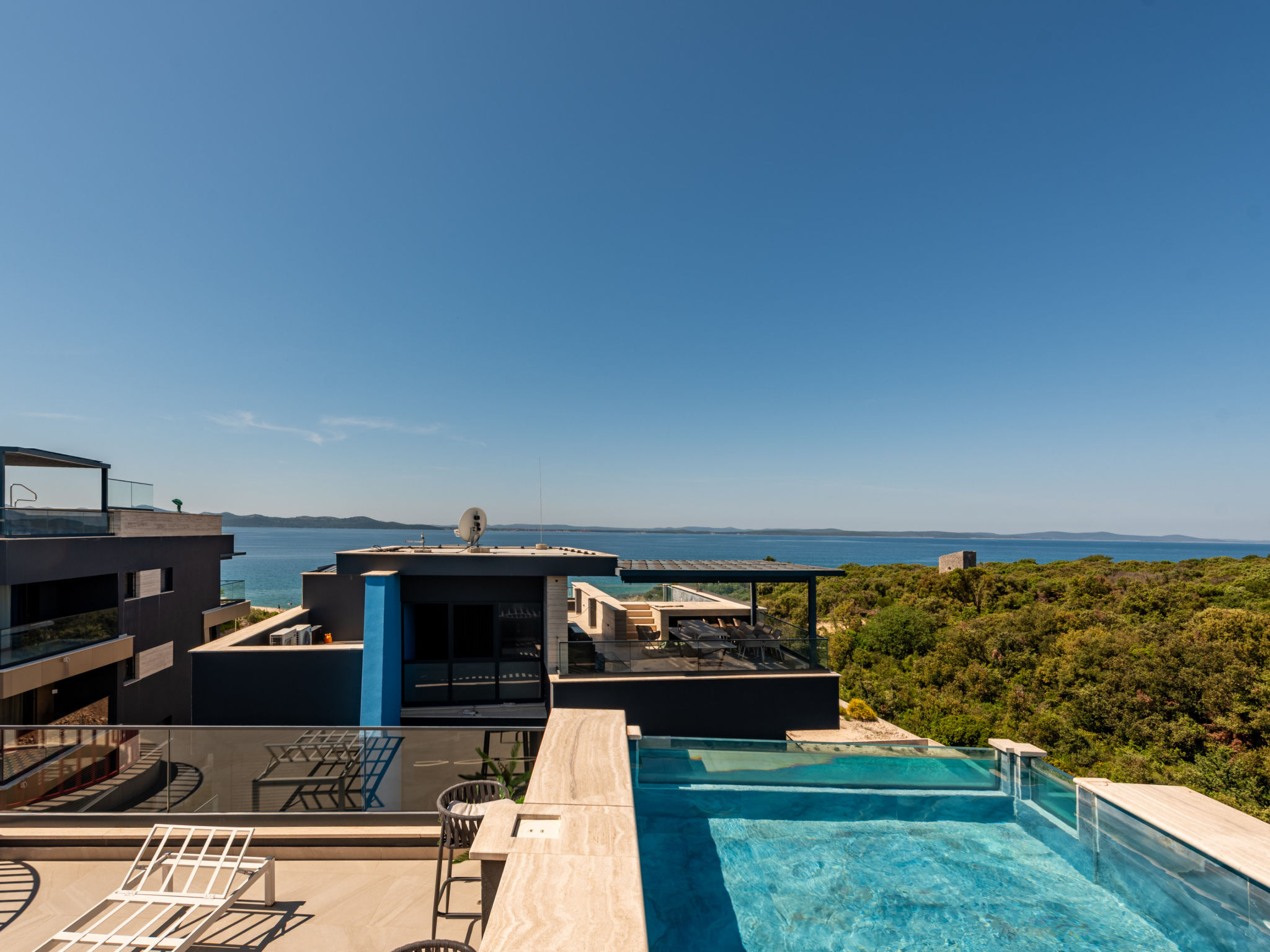 Luxury Apartment Infinity Blue A4 Penthouse - Buiten