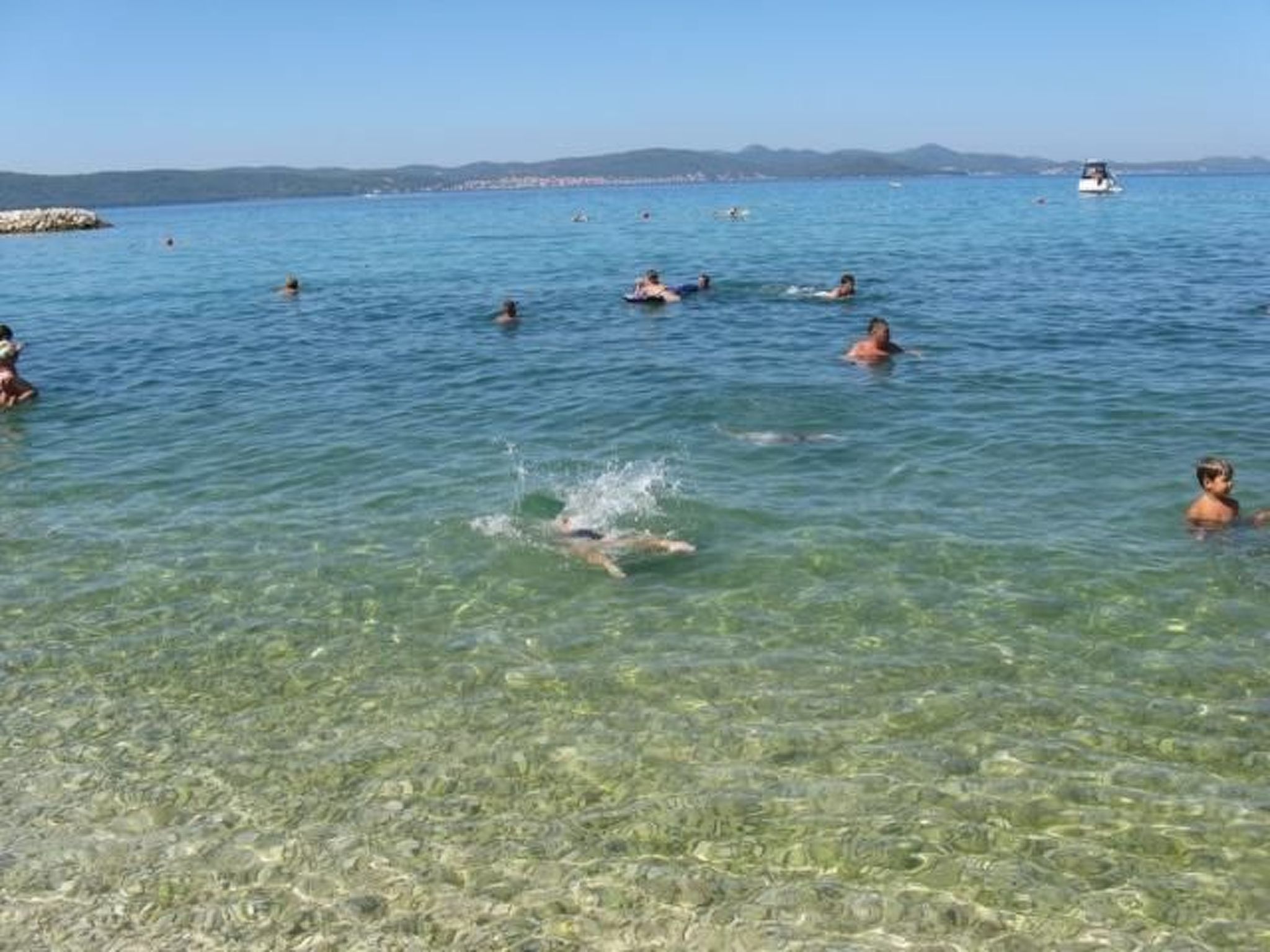 Appartement in Bibinje mit blick aufs Meer-Draußen