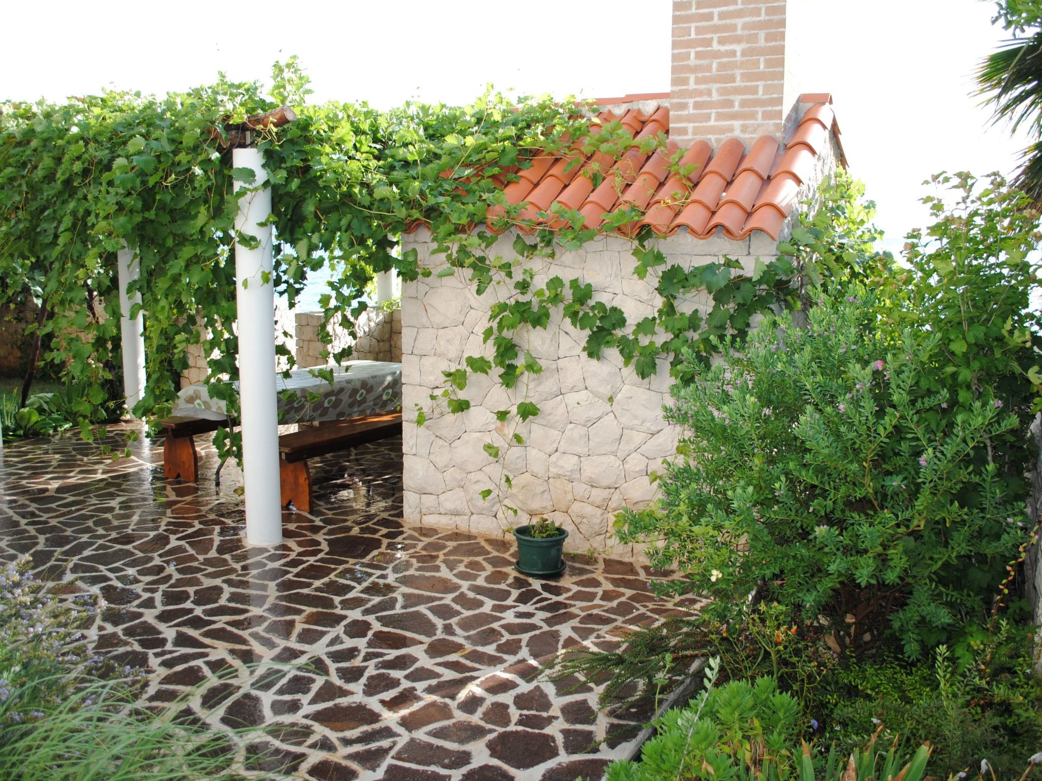 Apartment Cinthija mit Balkon direkt am Strand-Binnen