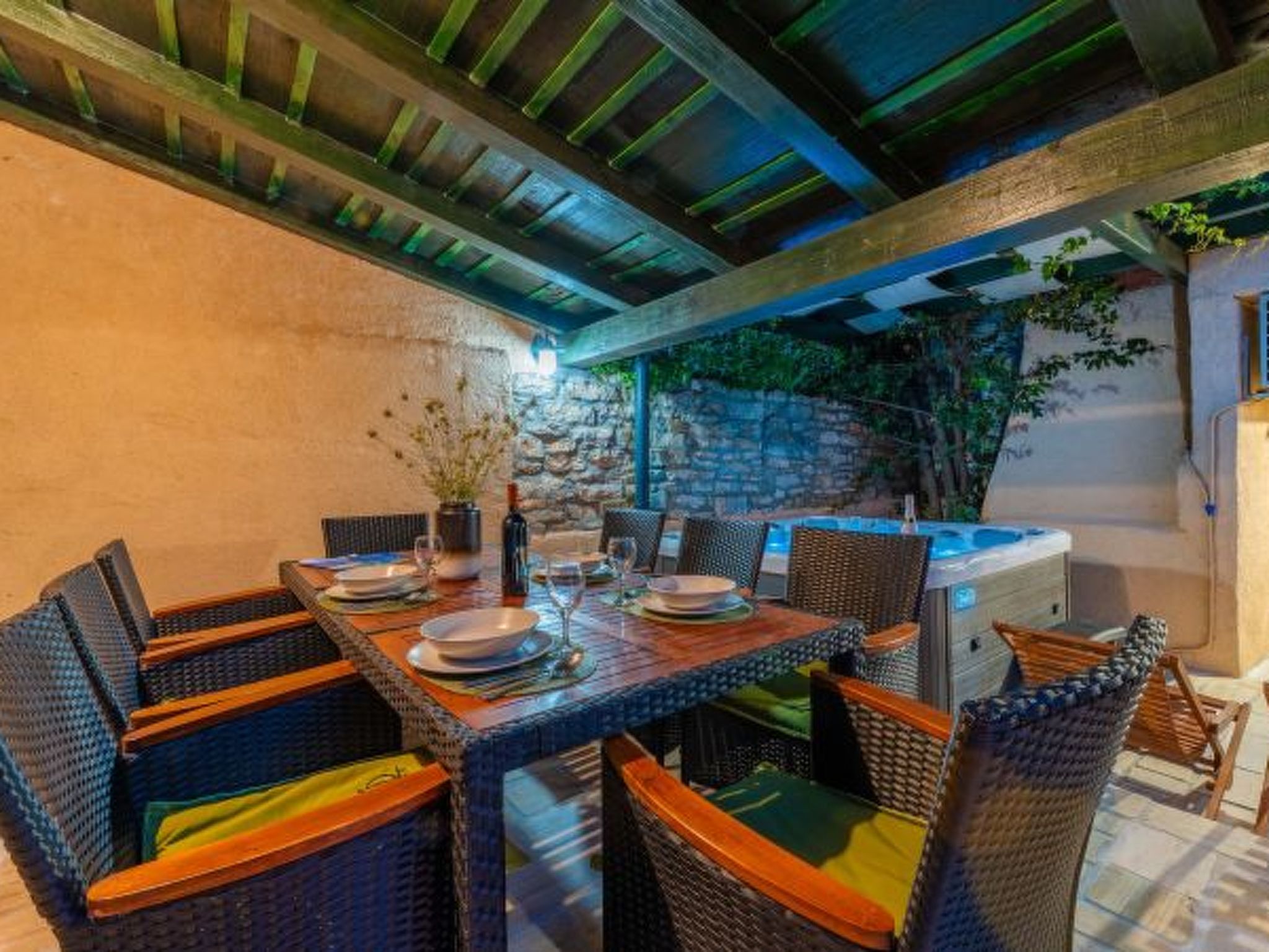 Photo of Stone Holiday house Zara with jacuzzi