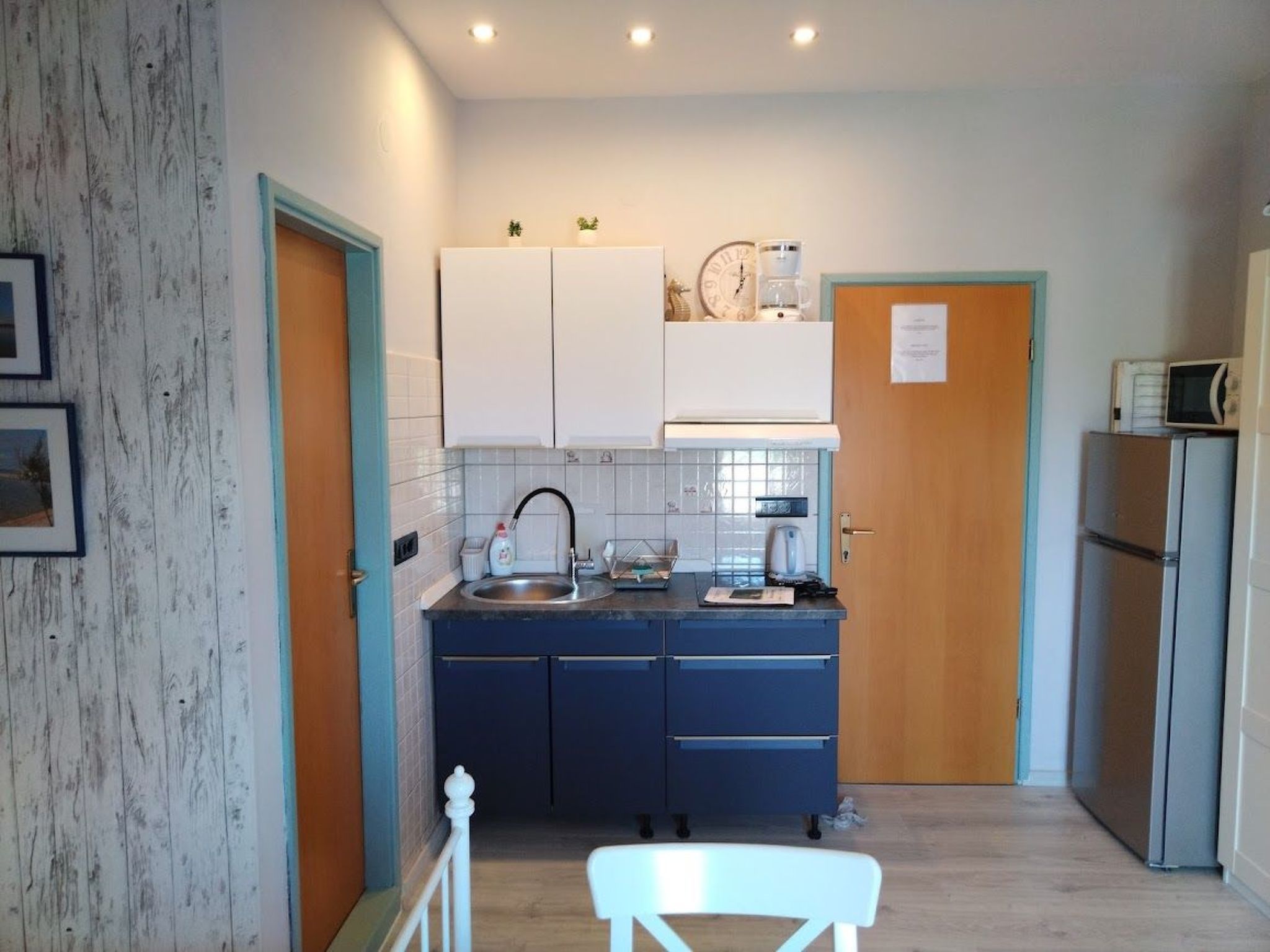 Studio-Apartment mit Balkon und Meerblick