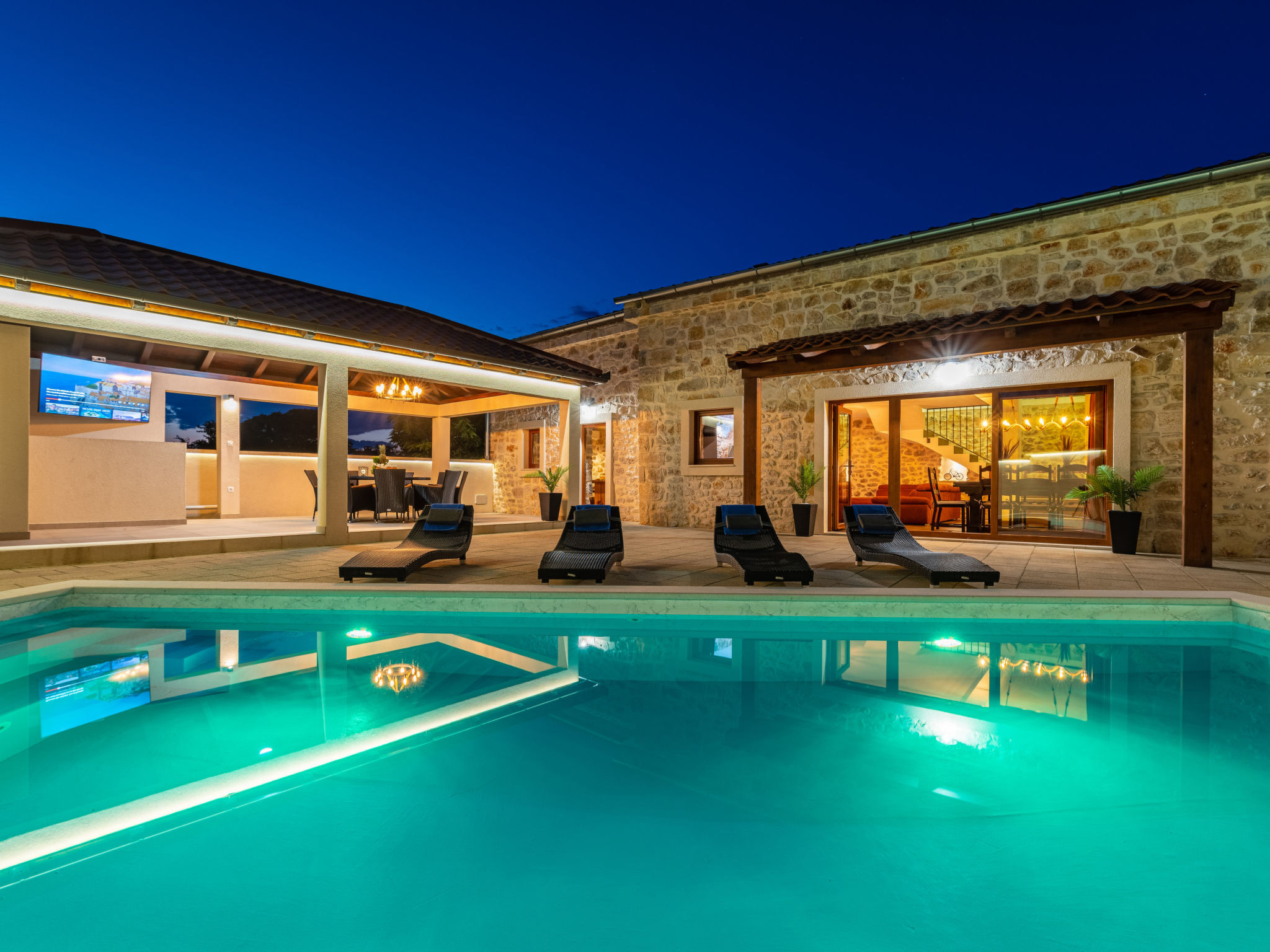 Villa Miandri with heated pool
