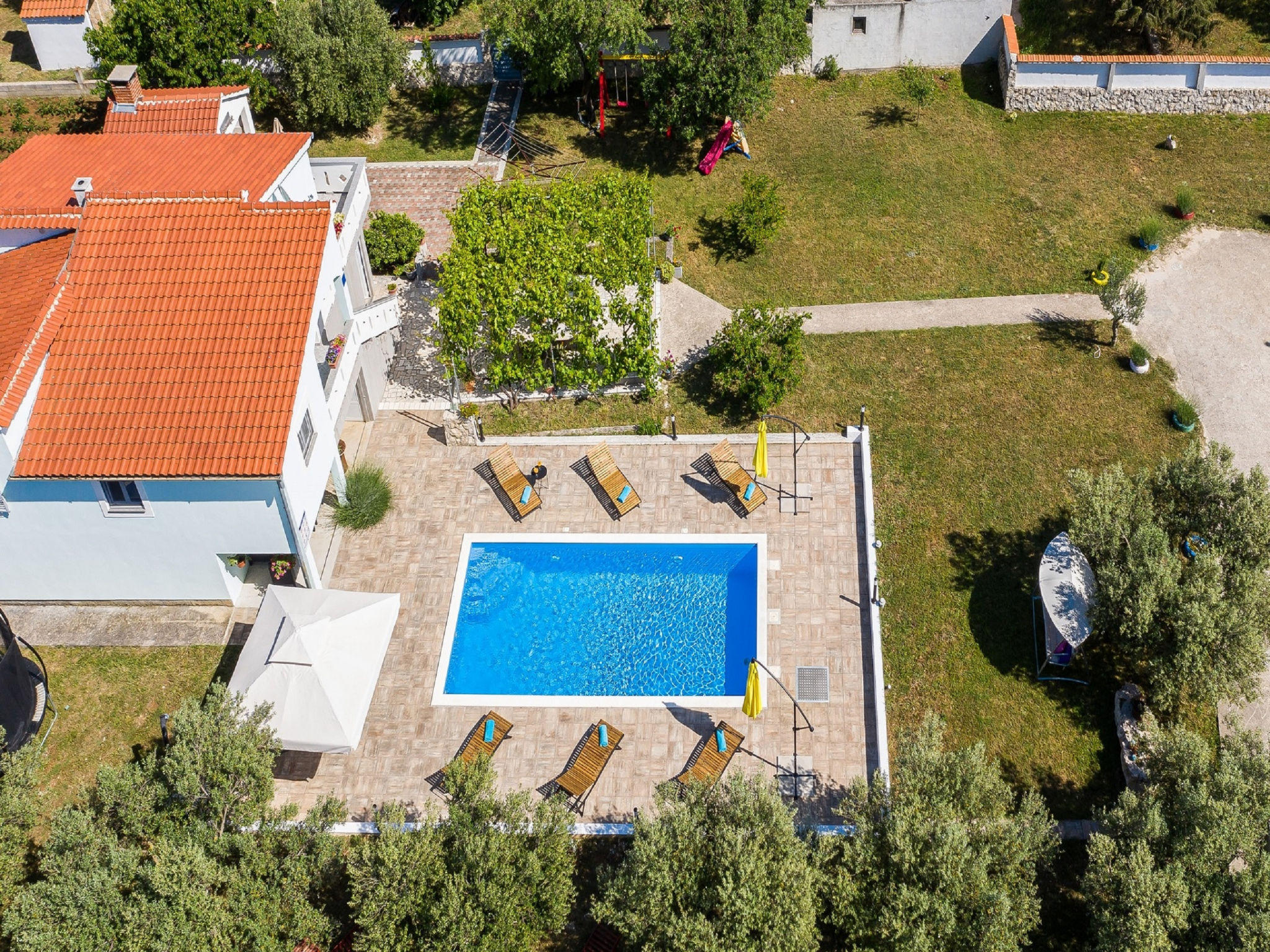 Holiday Home Marina with pool - Outside