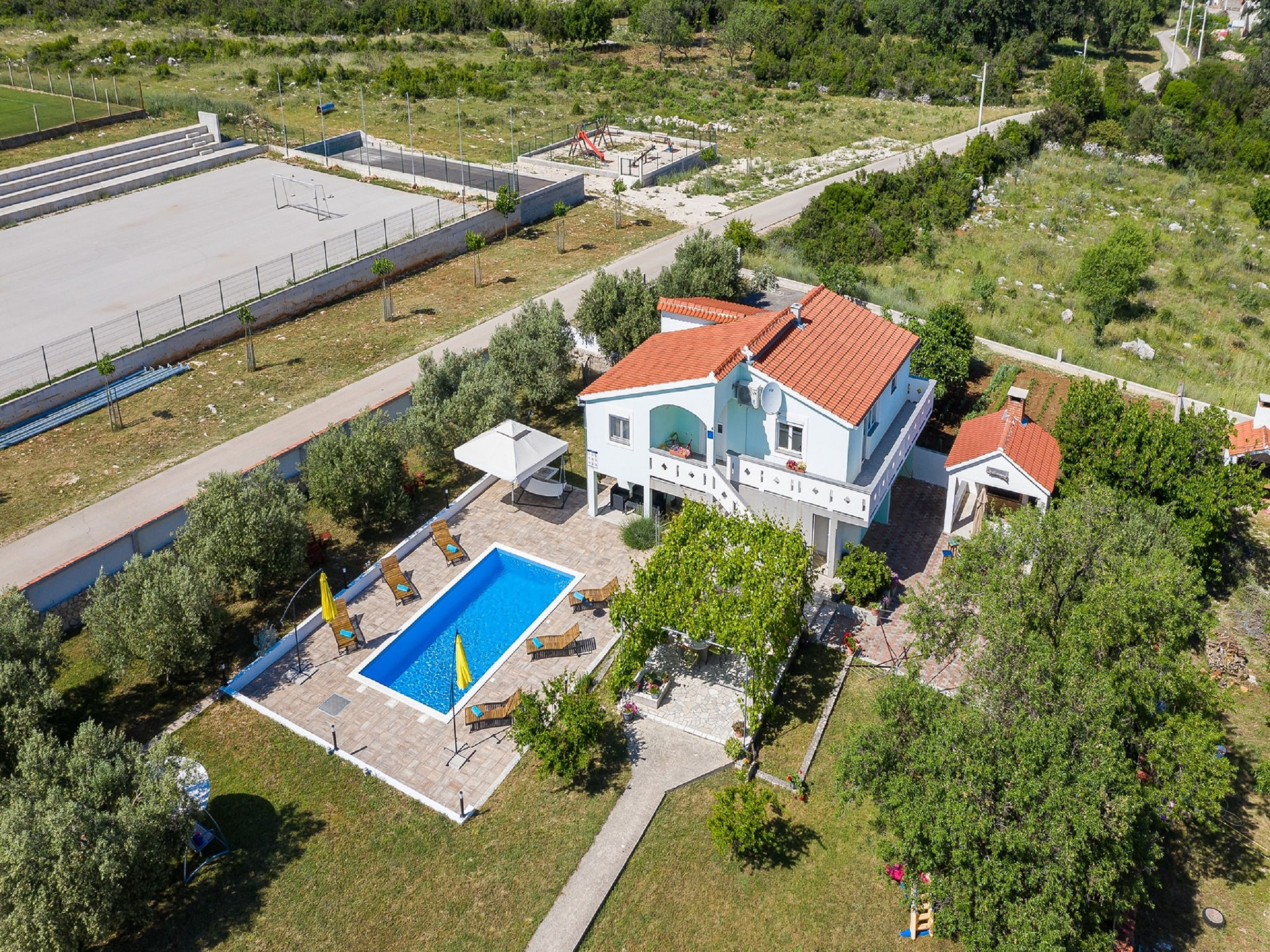 Holiday Home Marina with pool - Outside