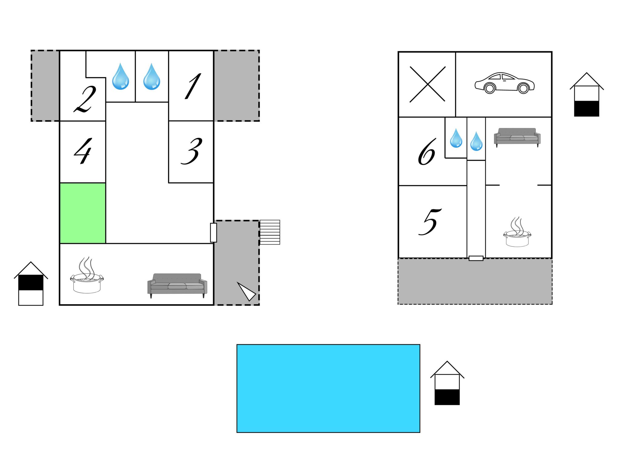 Charmantes Ferienhaus in Donje Rastane-Drinnen