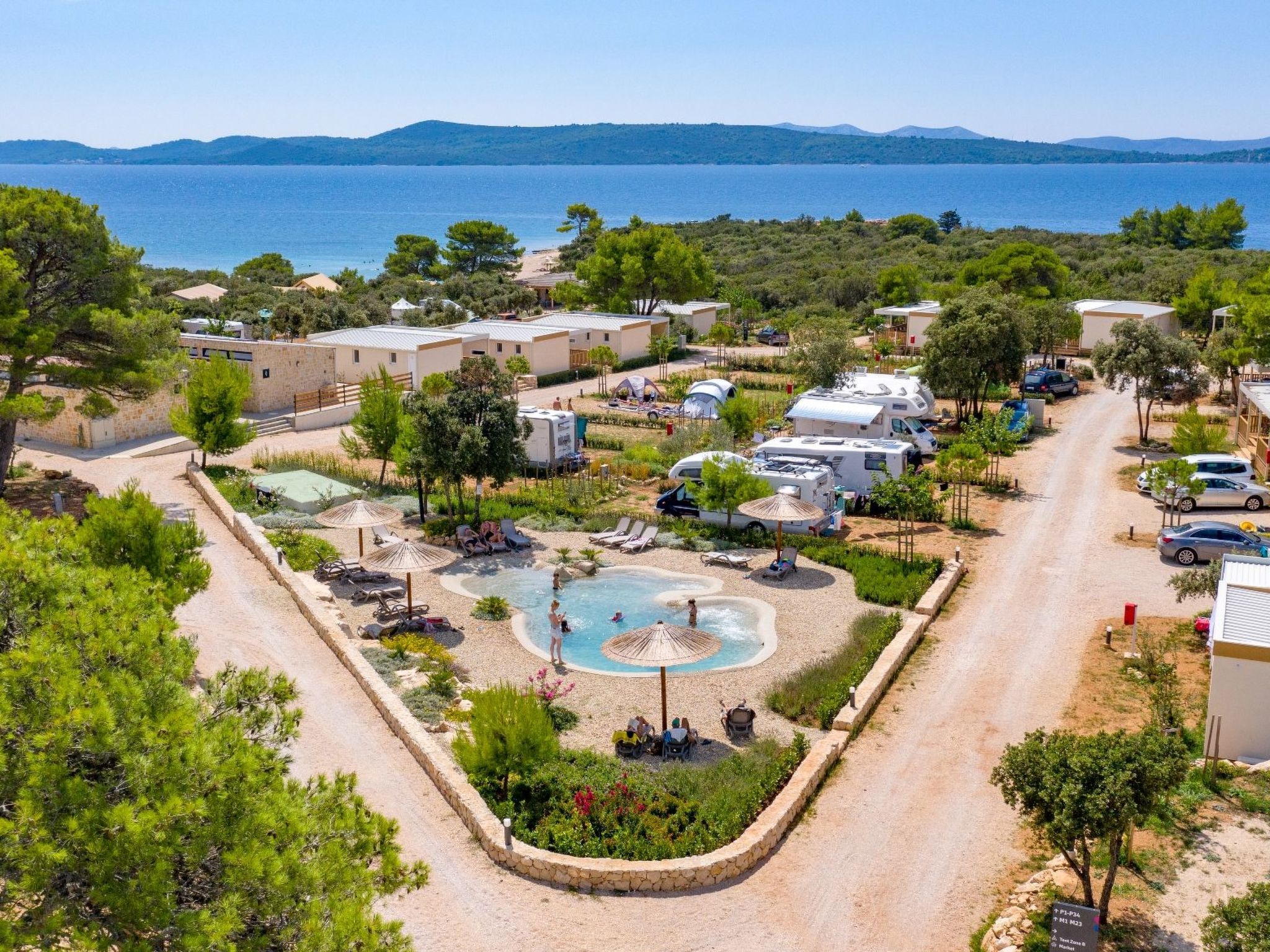 Mobilheim direkt am Strand-Drinnen