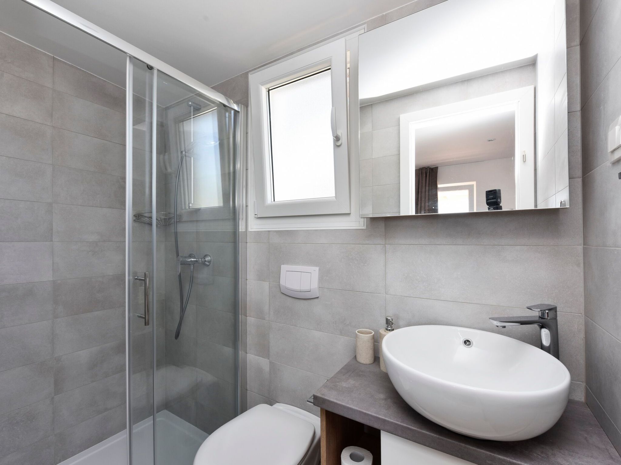 Mobilheim direkt am Strand-Drinnen