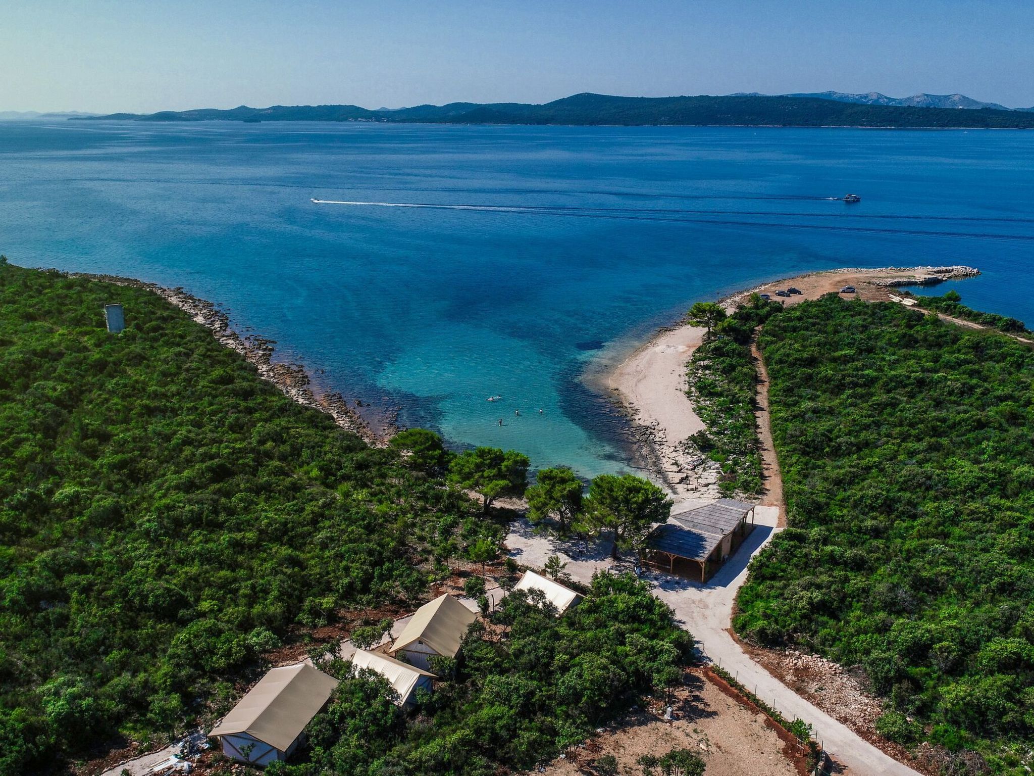 Mobilheim direkt am Strand-Drinnen