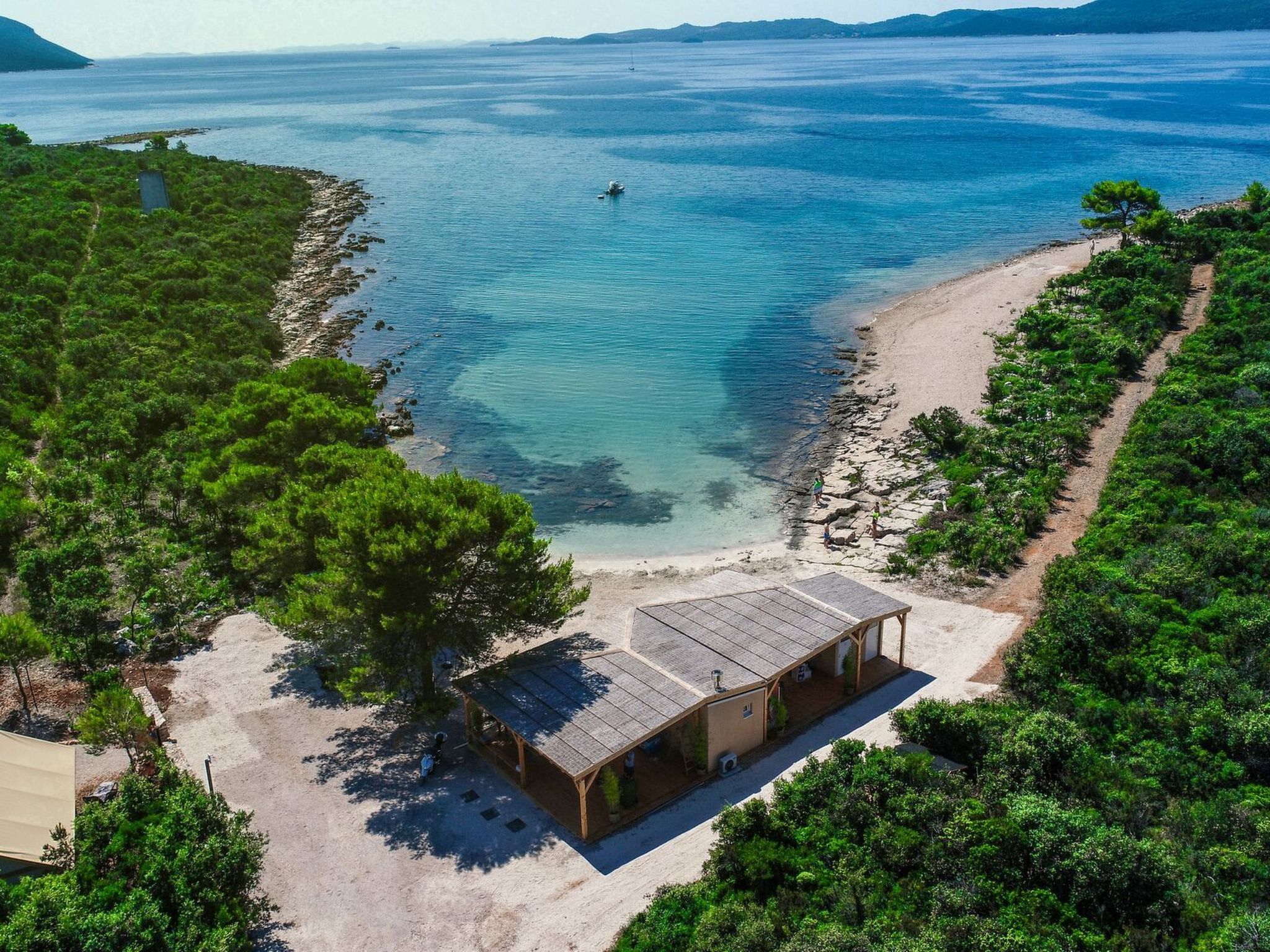 Mobilheim direkt am Strand-Drinnen