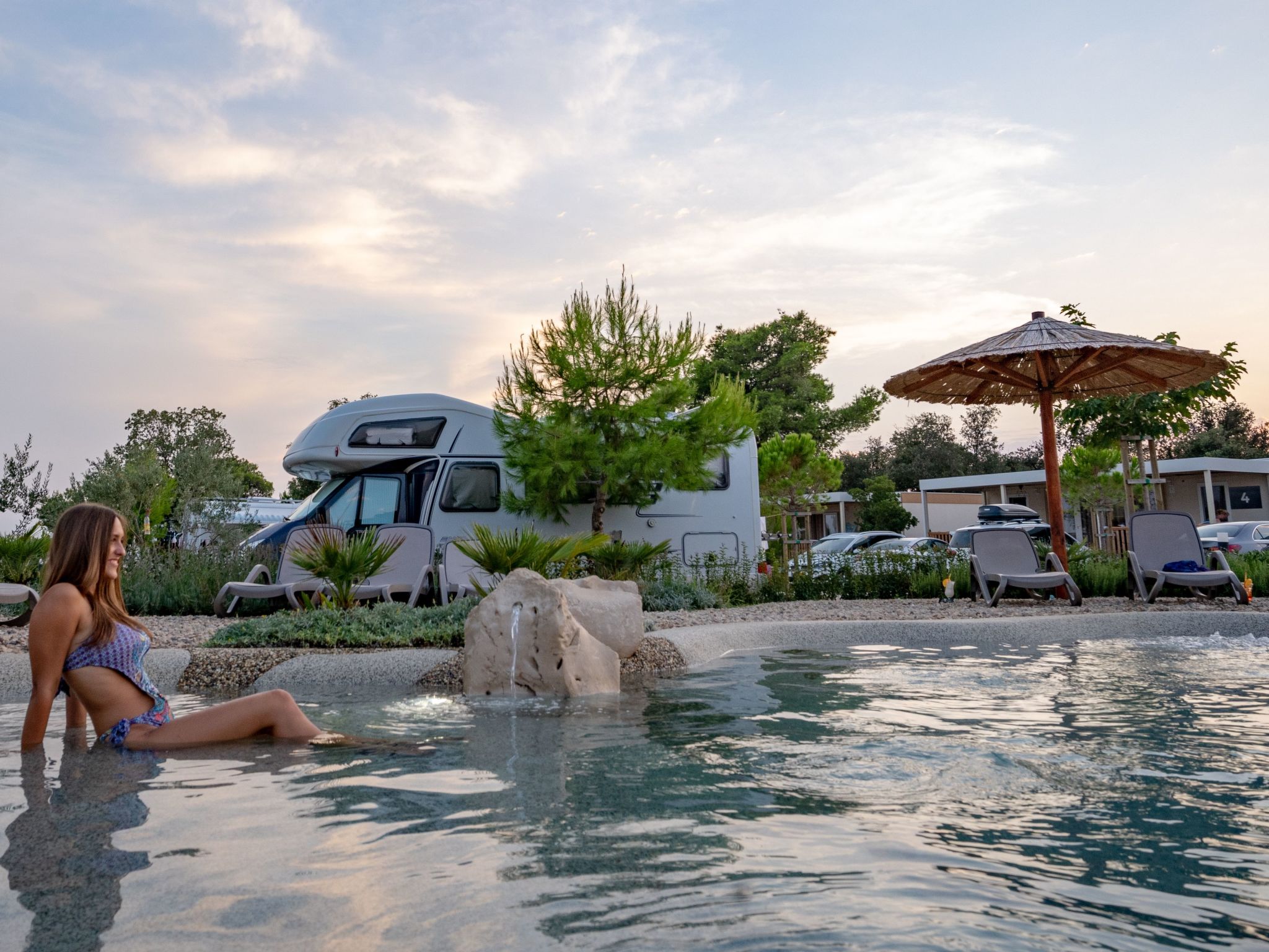 Mobilheim direkt am Strand-Drinnen