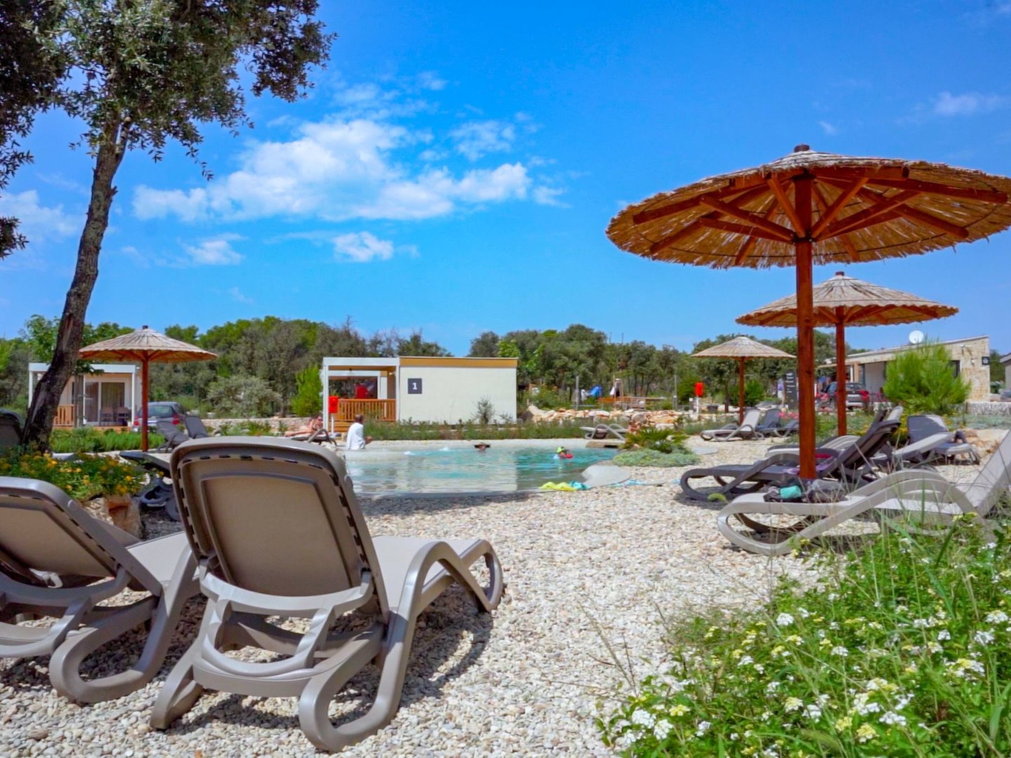 Mobilheim direkt am Strand-Drinnen