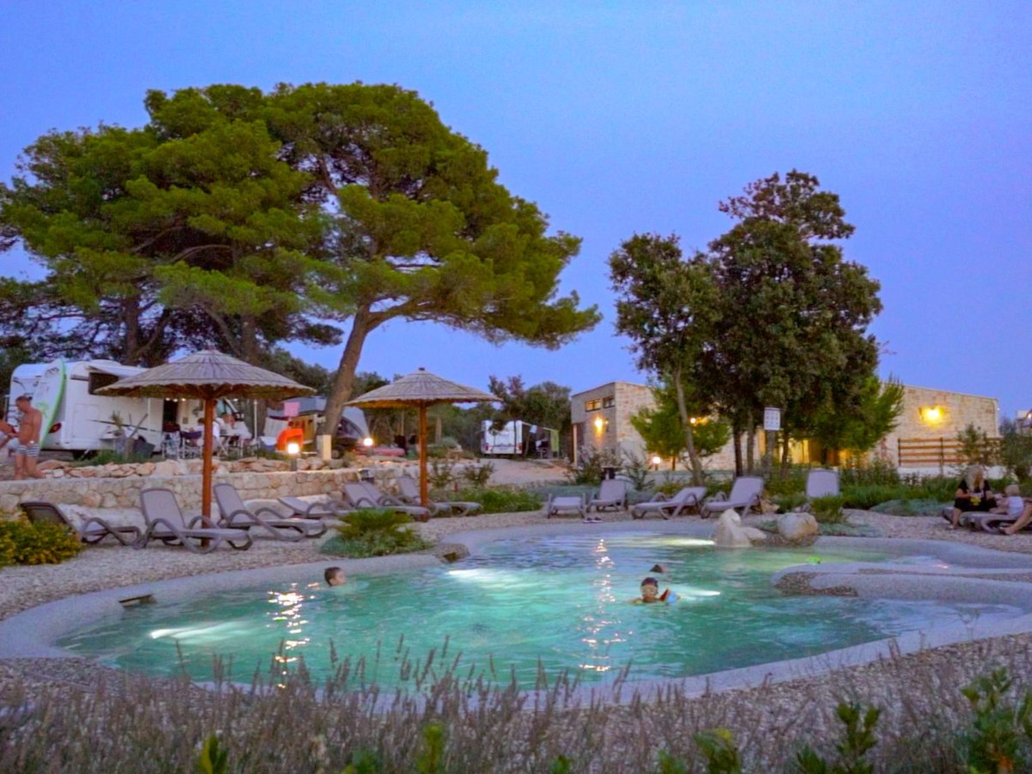 Mobilheim direkt am Strand-Drinnen