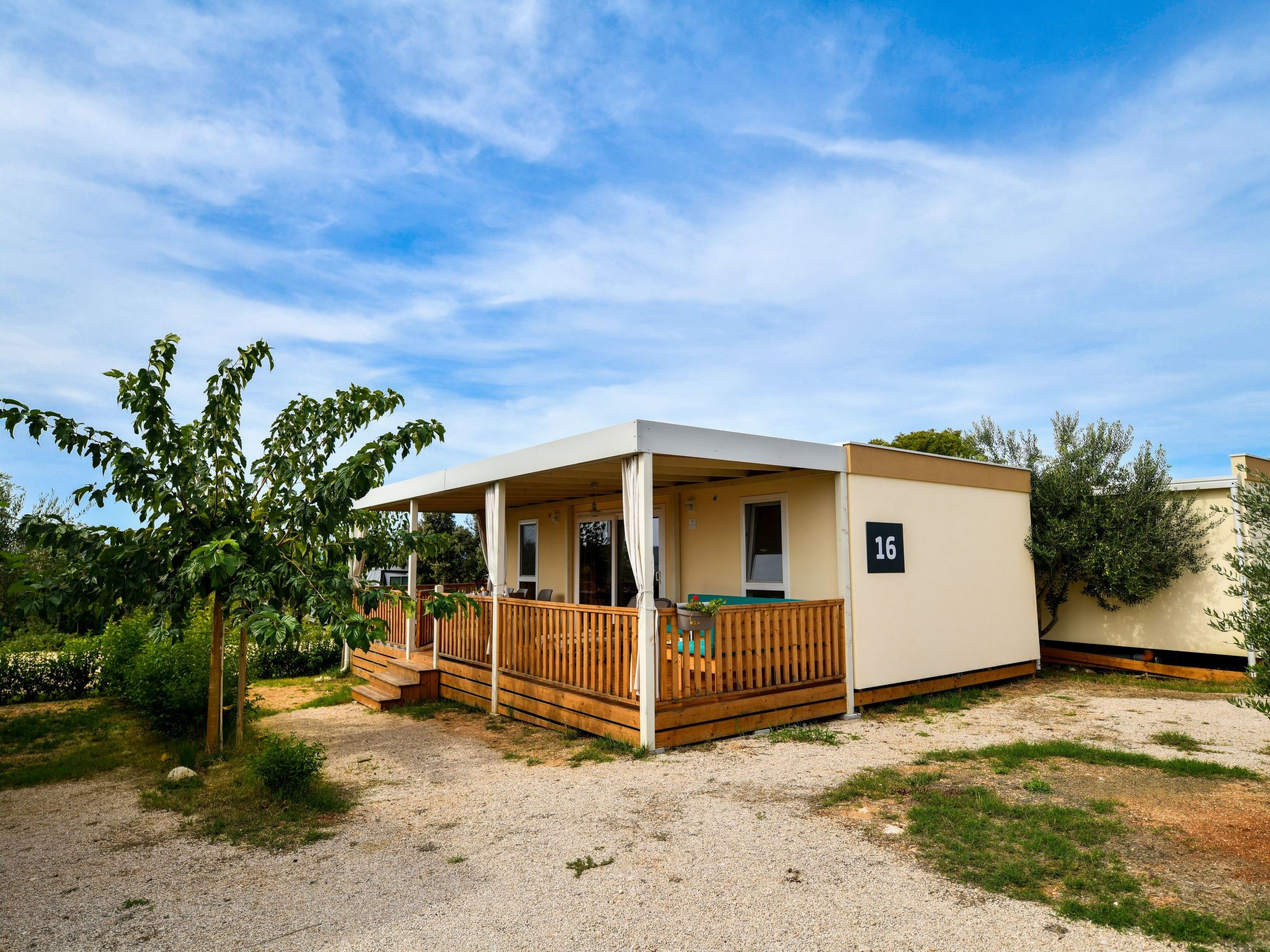 Mobilheim direkt am Strand-Drinnen