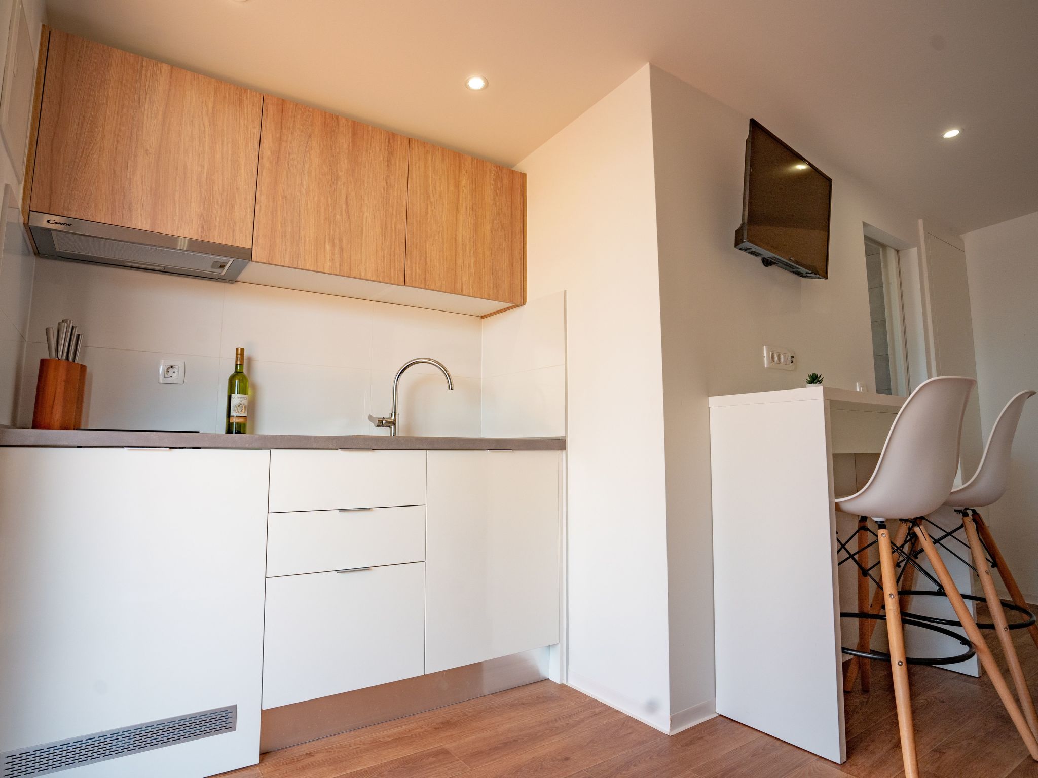 Mobilheim direkt am Strand-Drinnen