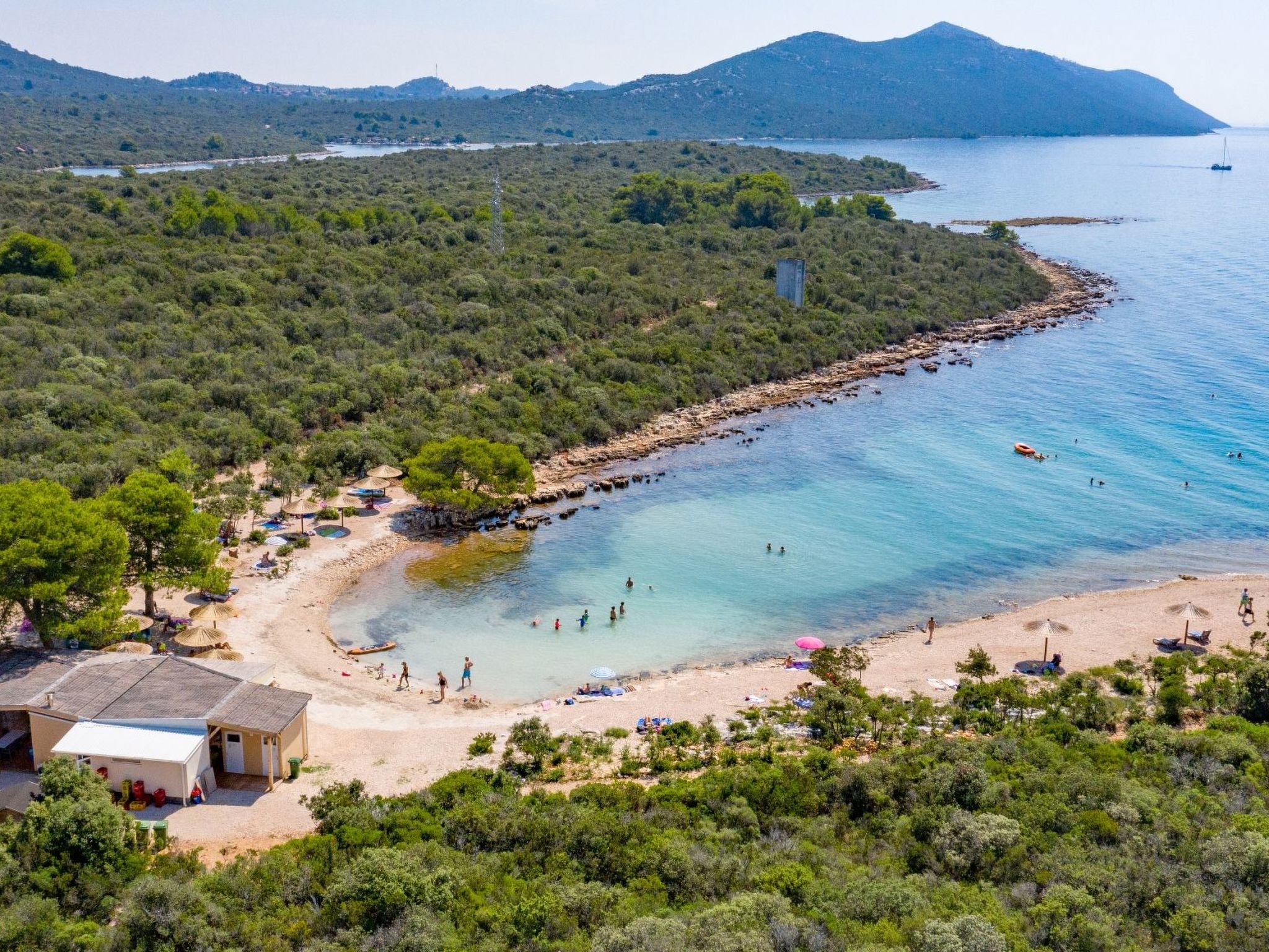Mobilheim direkt am Strand-Drinnen