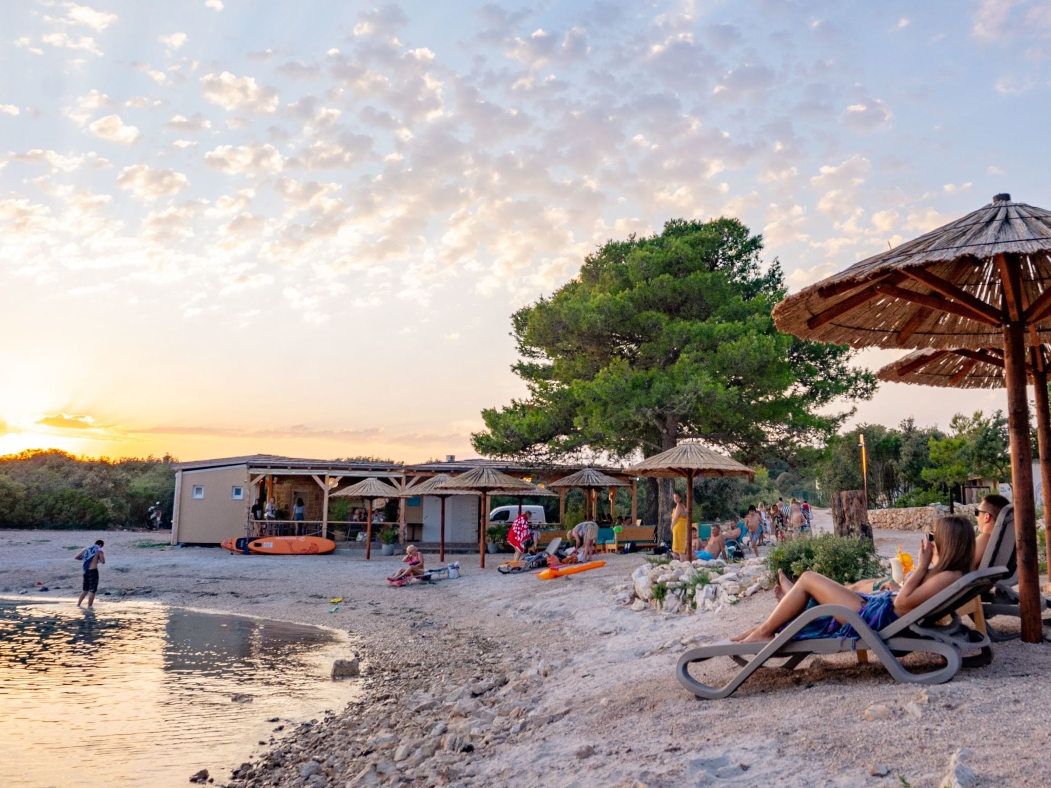 Mobilheim direkt am Strand-Drinnen