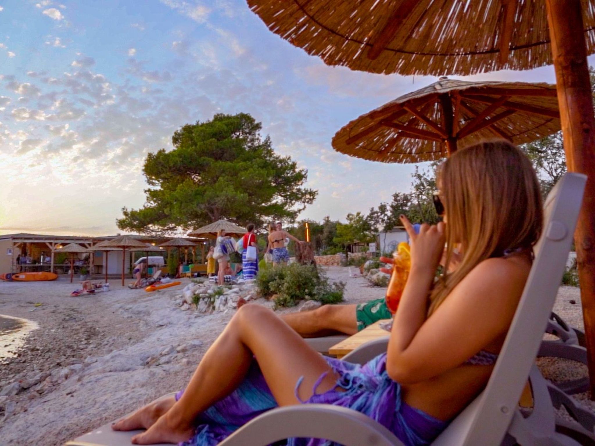 Mobilheim direkt am Strand-Drinnen