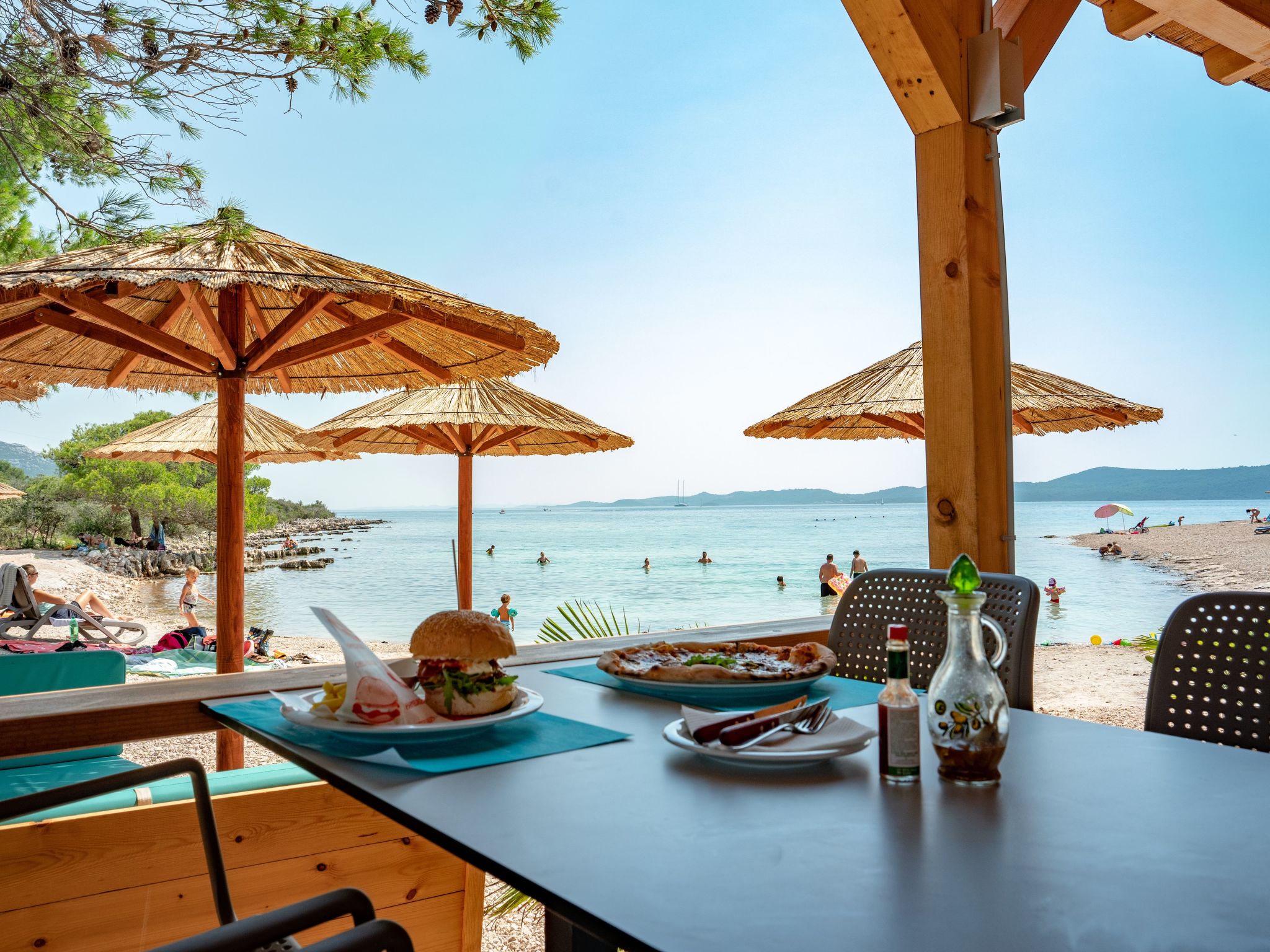 Mobilheim direkt am Strand-Drinnen