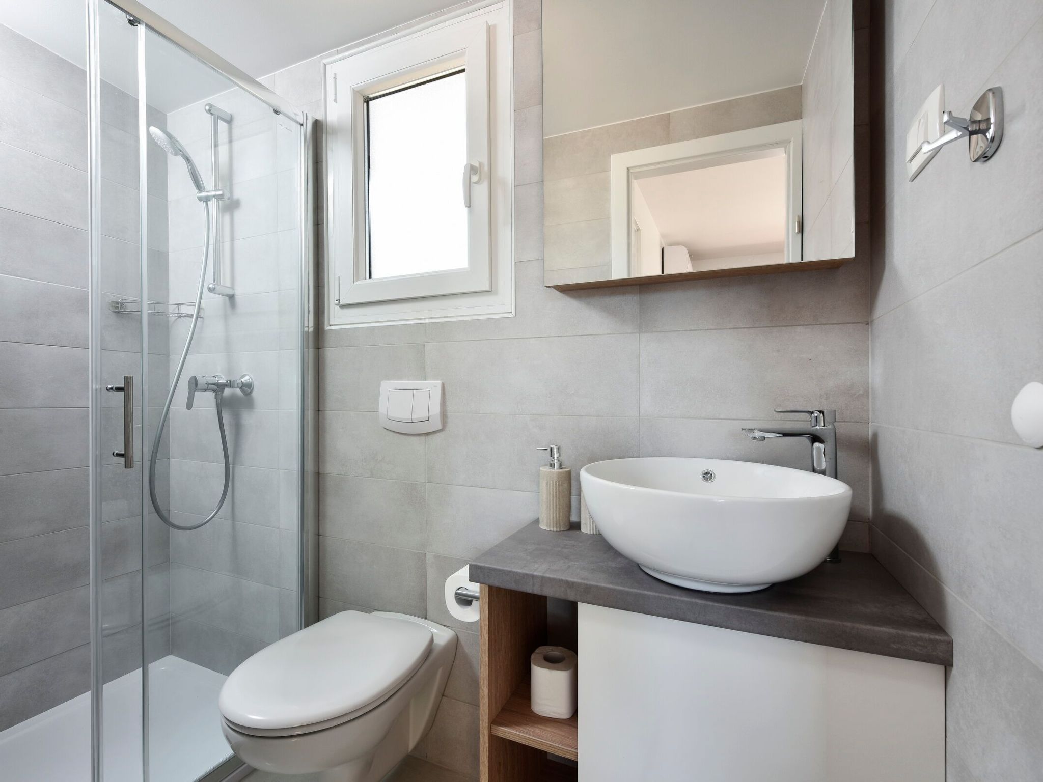 Mobilheim direkt am Strand-Drinnen